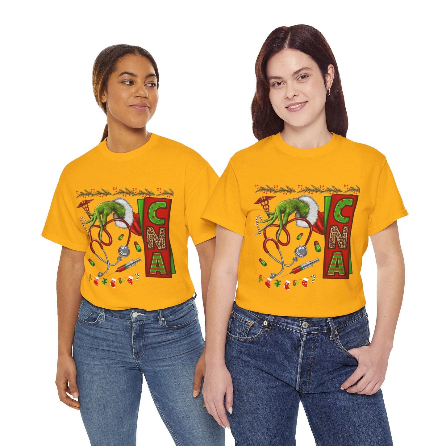 Nurse Stethoscope Christmas T-shirt, Grinch Stethoscope Gift