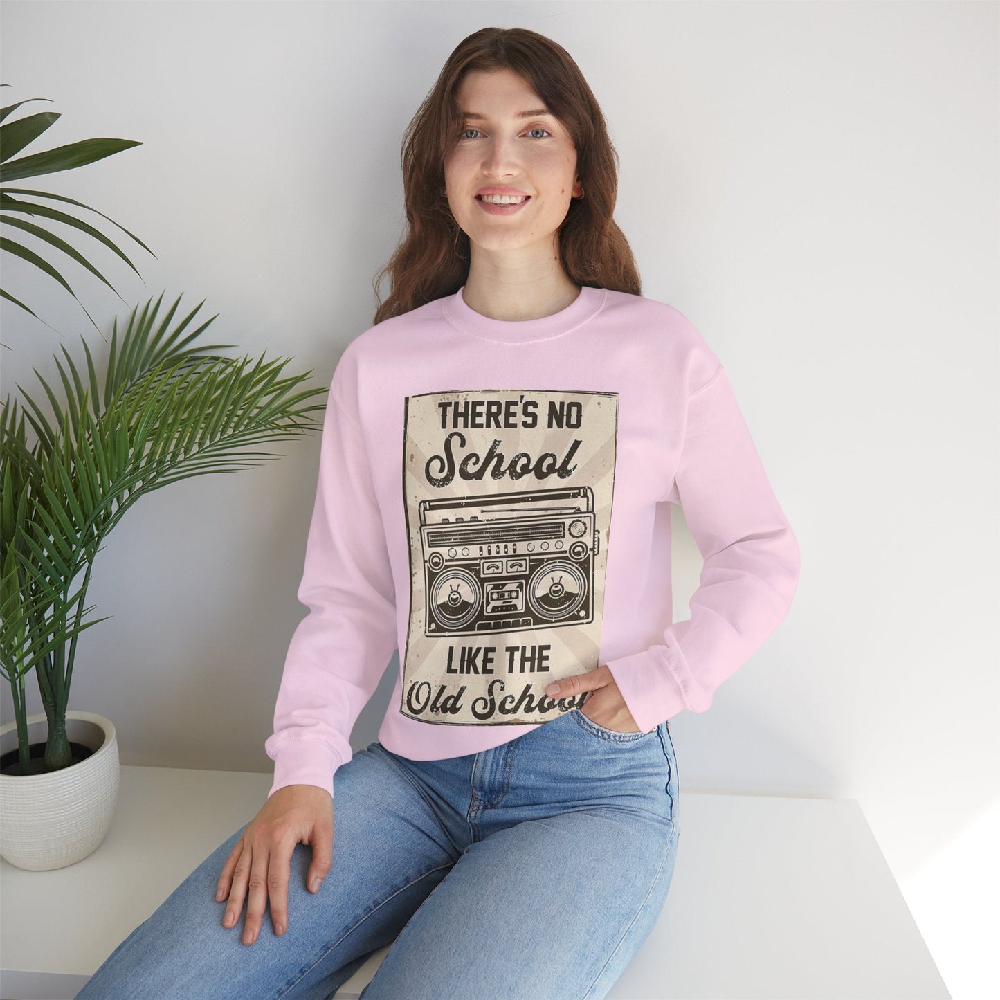 Retro Crewneck Sweatshirt 'There's No School Like the Old School'