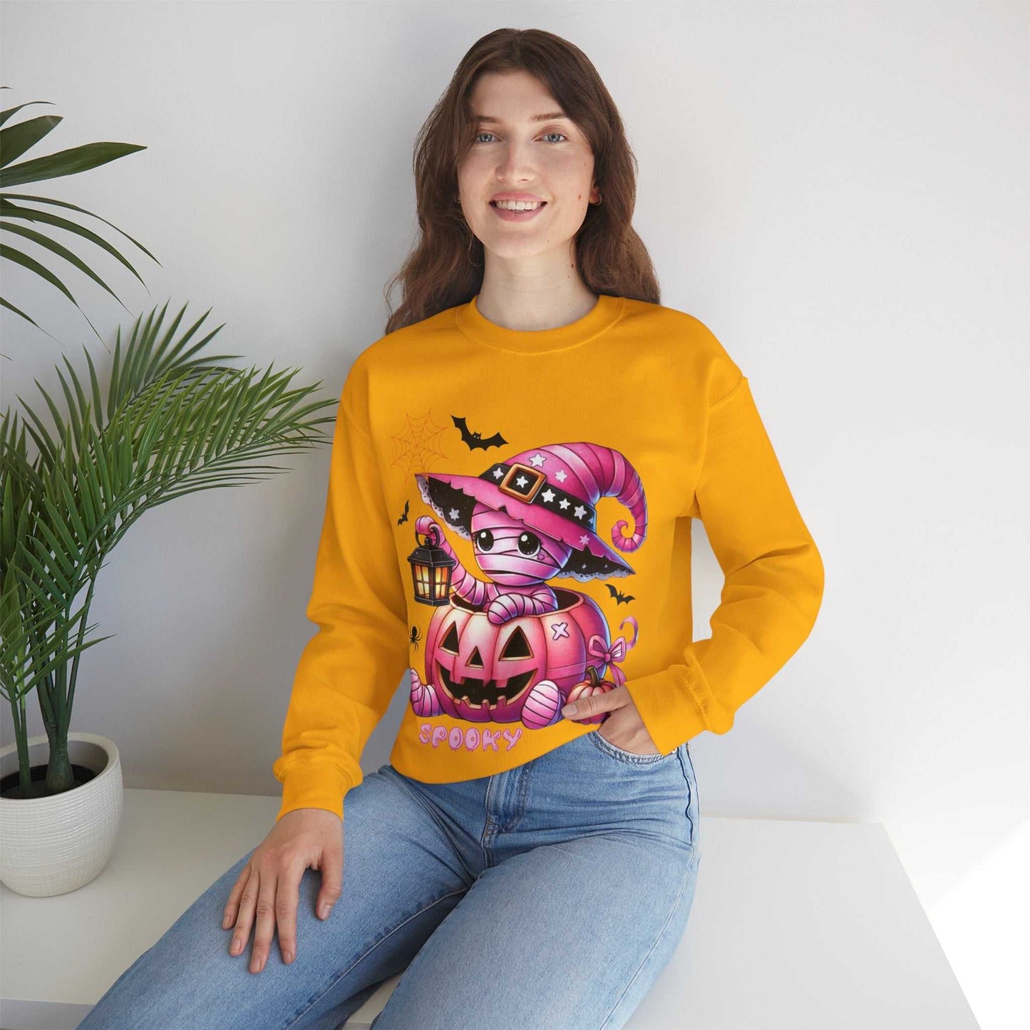 Funny Kids Halloween Sweatshirt, Spooky Season Gift