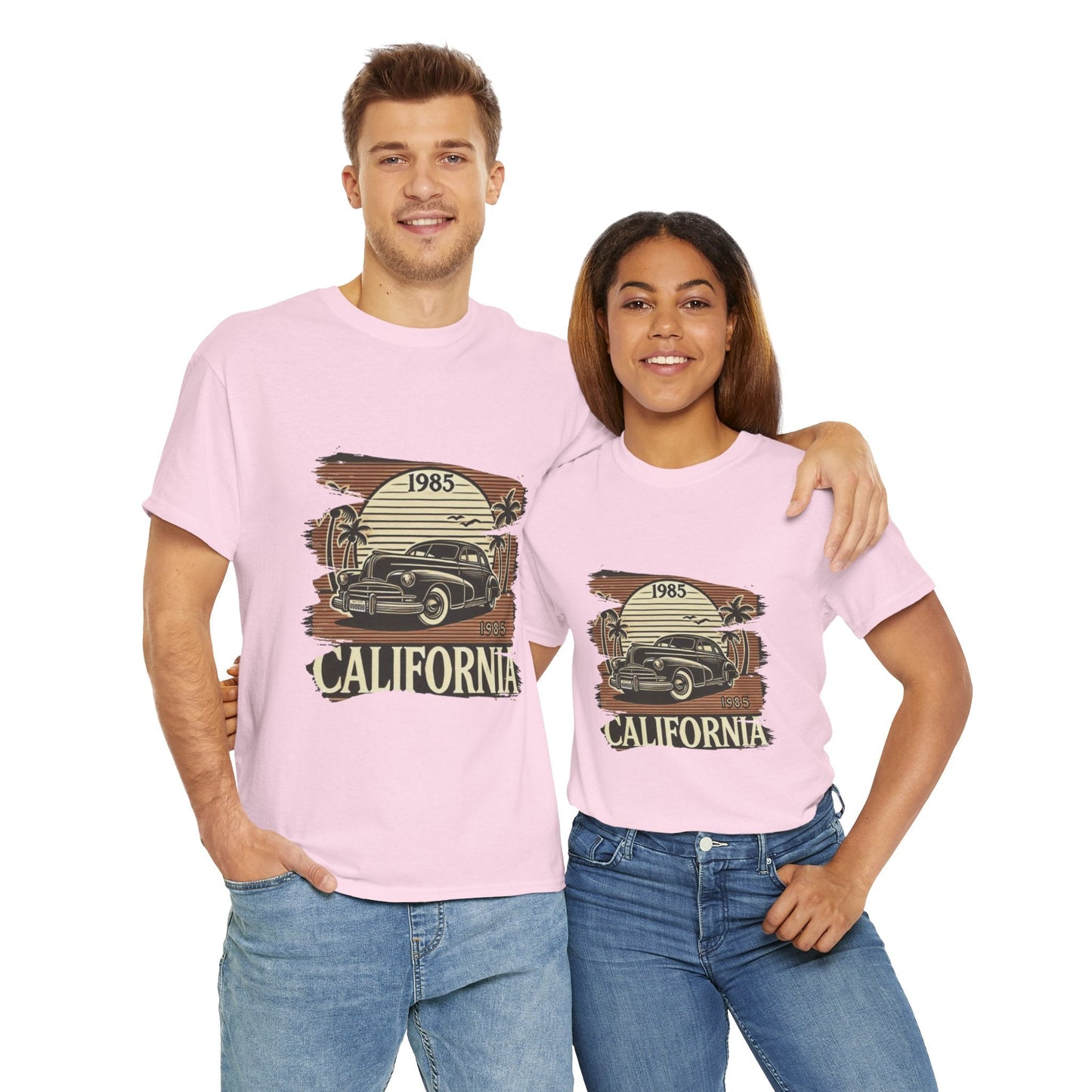 Vintage California 1985 T-Shirt, California 1985 Unisex Heavy Cotton Tee Gift