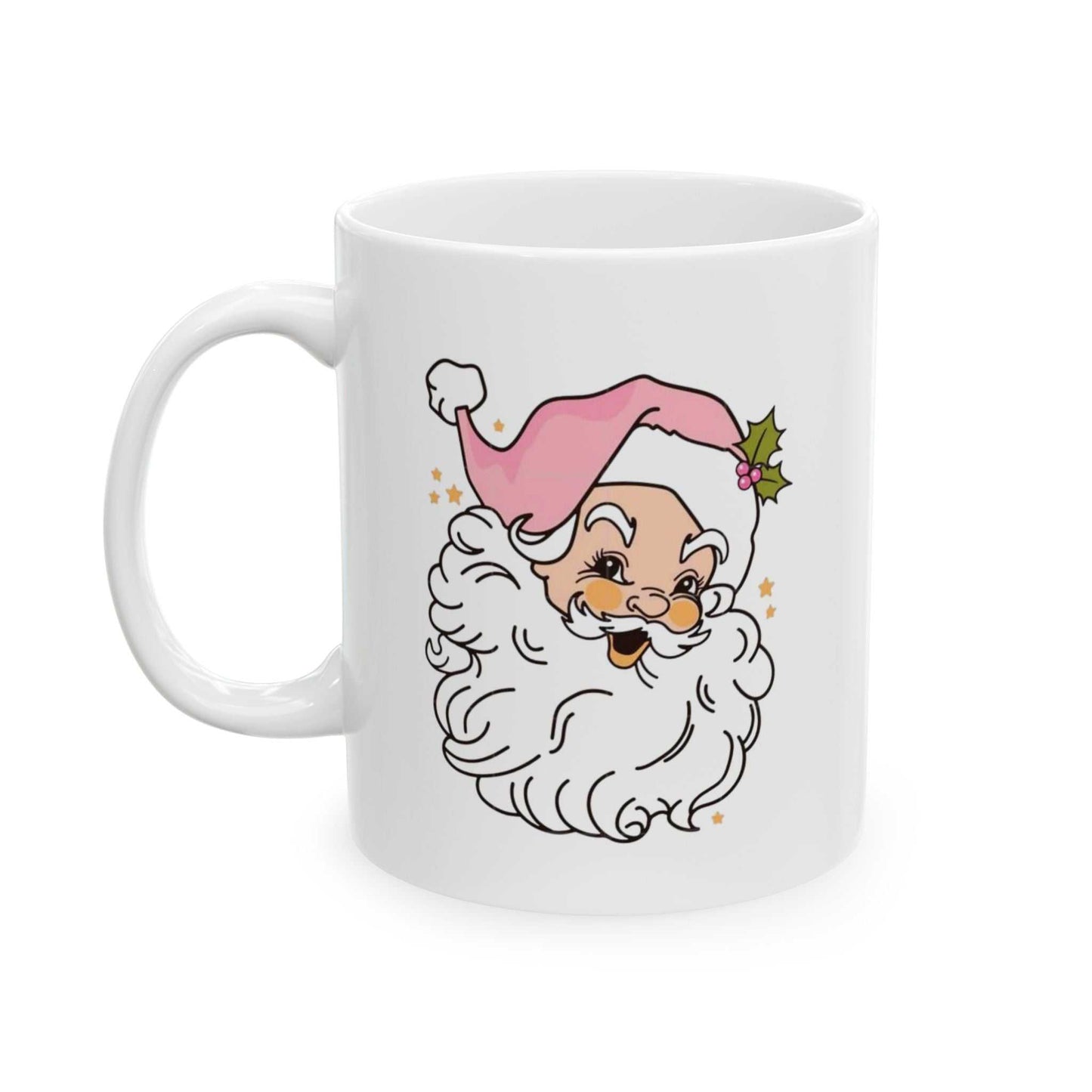 Santa Claus Mugs, Vintage Christmas Gift