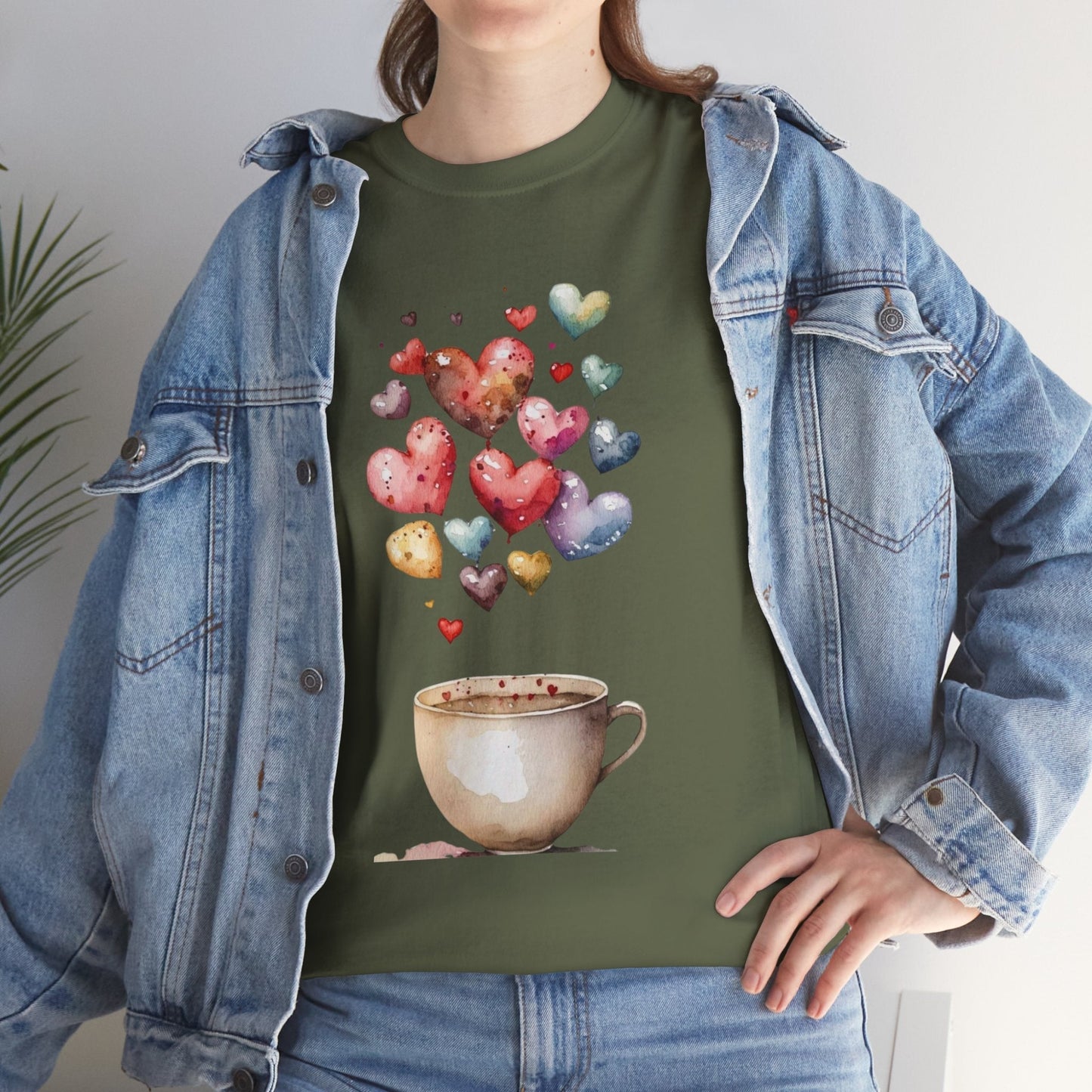 Coffee Is My Valentine T-Shirt, Cup Coffee Hearts Lover Gift