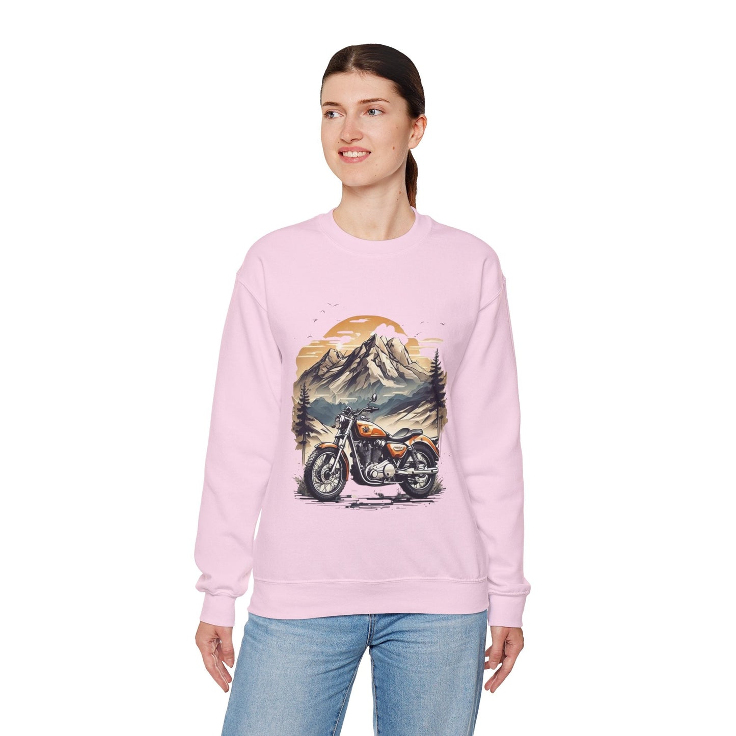 Adventure Awaits Motorcycle Sweatshirt, Retro Vintage Gift