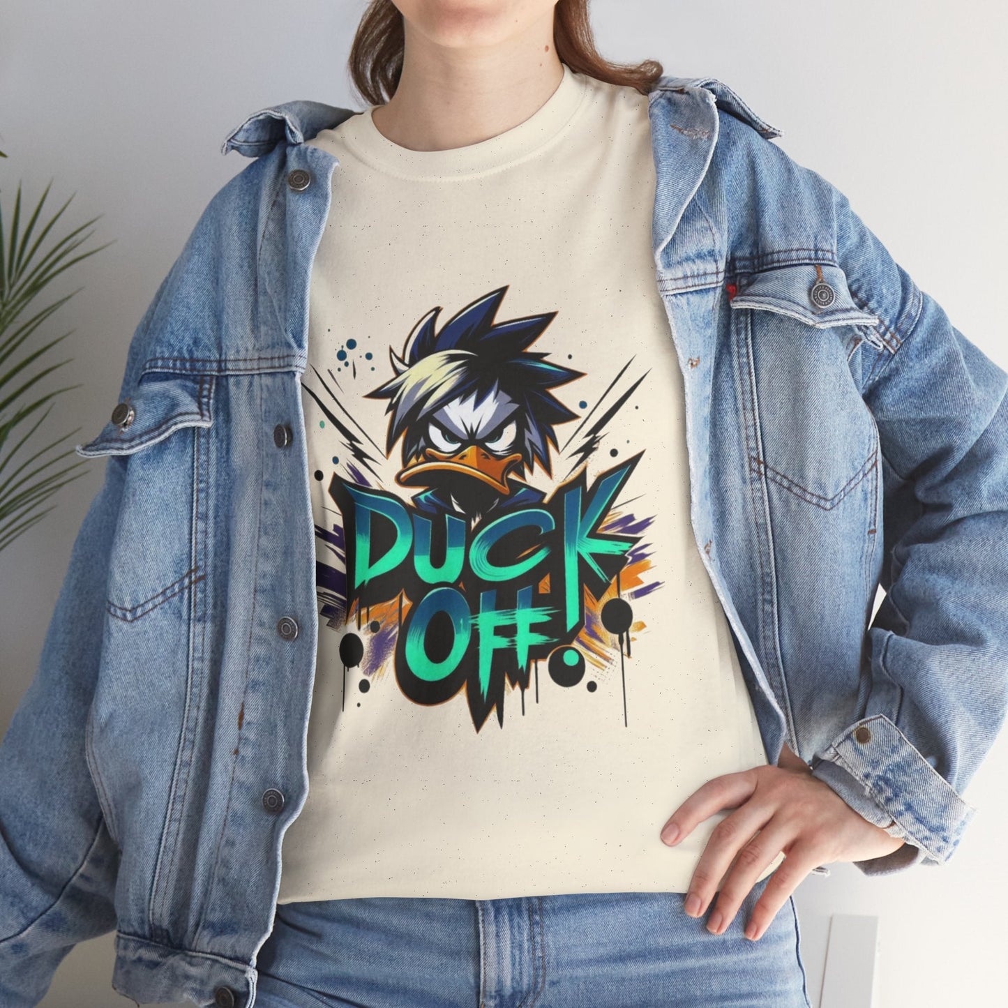 Graphic Tee - 'Duck Off' Design for Casual Wear - T-shirt Gift for all