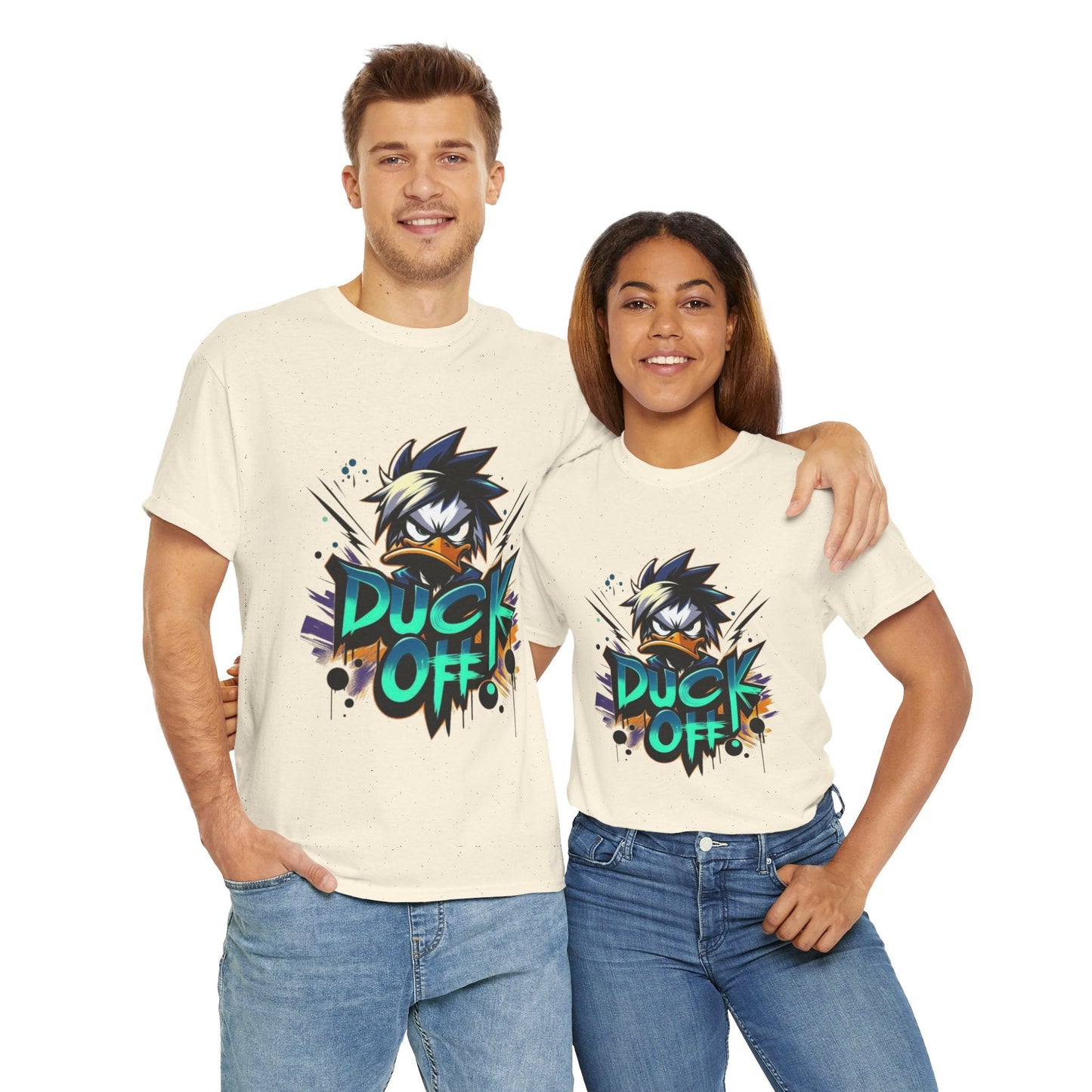 Graphic Tee - 'Duck Off' Design for Casual Wear - T-shirt Gift for all