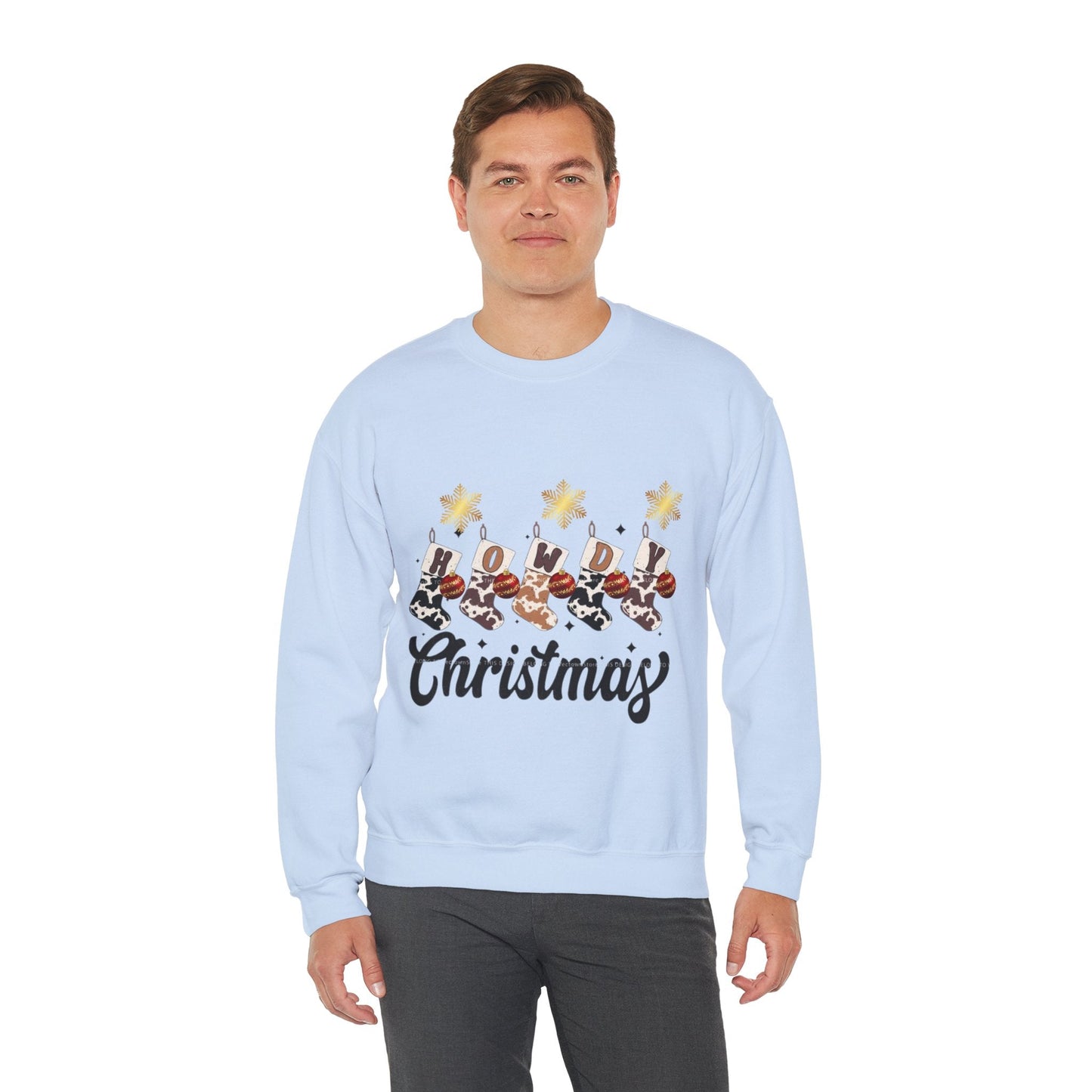 Howdy Christmas Sweatshirt, Cowboy Christmas Gift