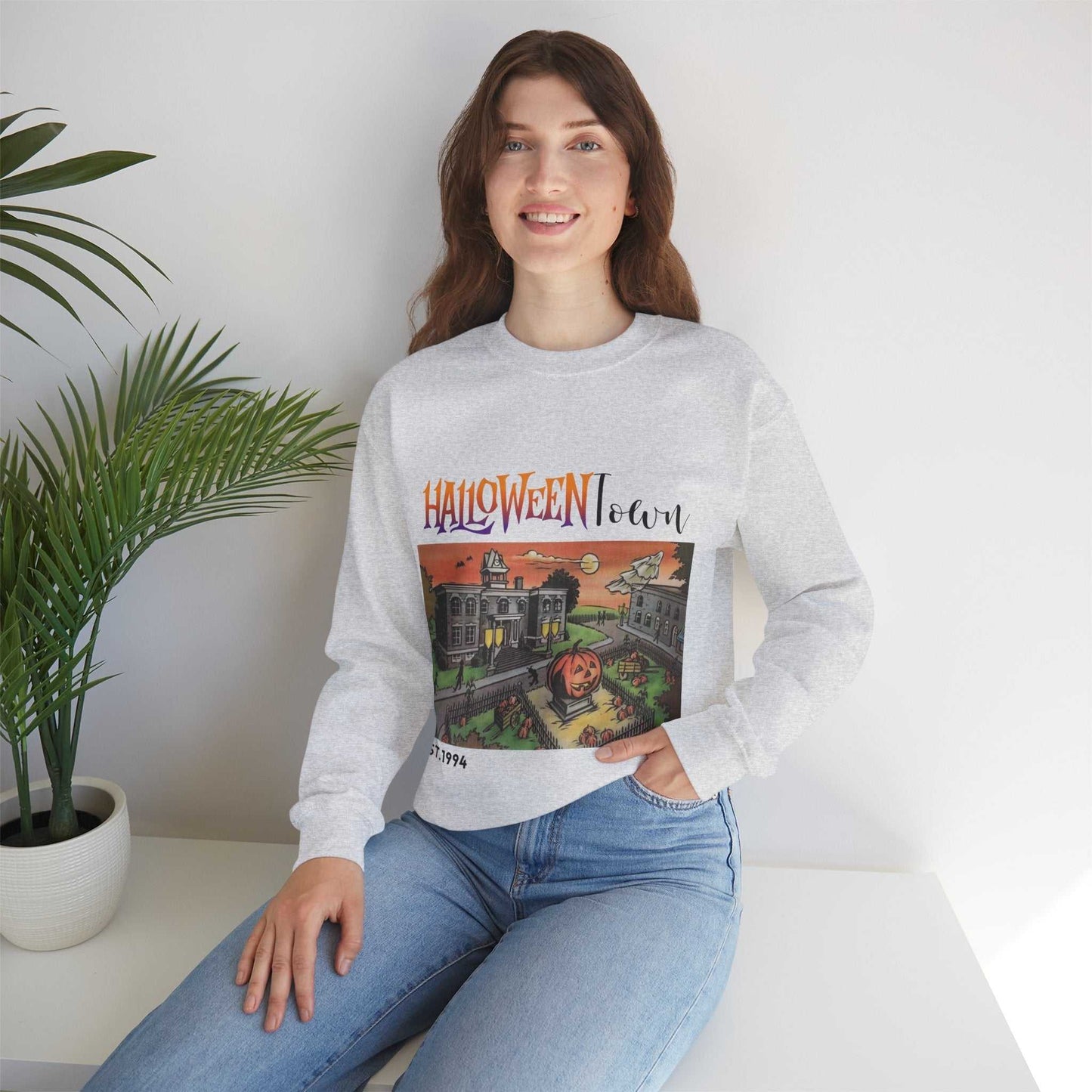 Halloweentown Est 1994 Sweatshirt, Spooky Season Retro Gift