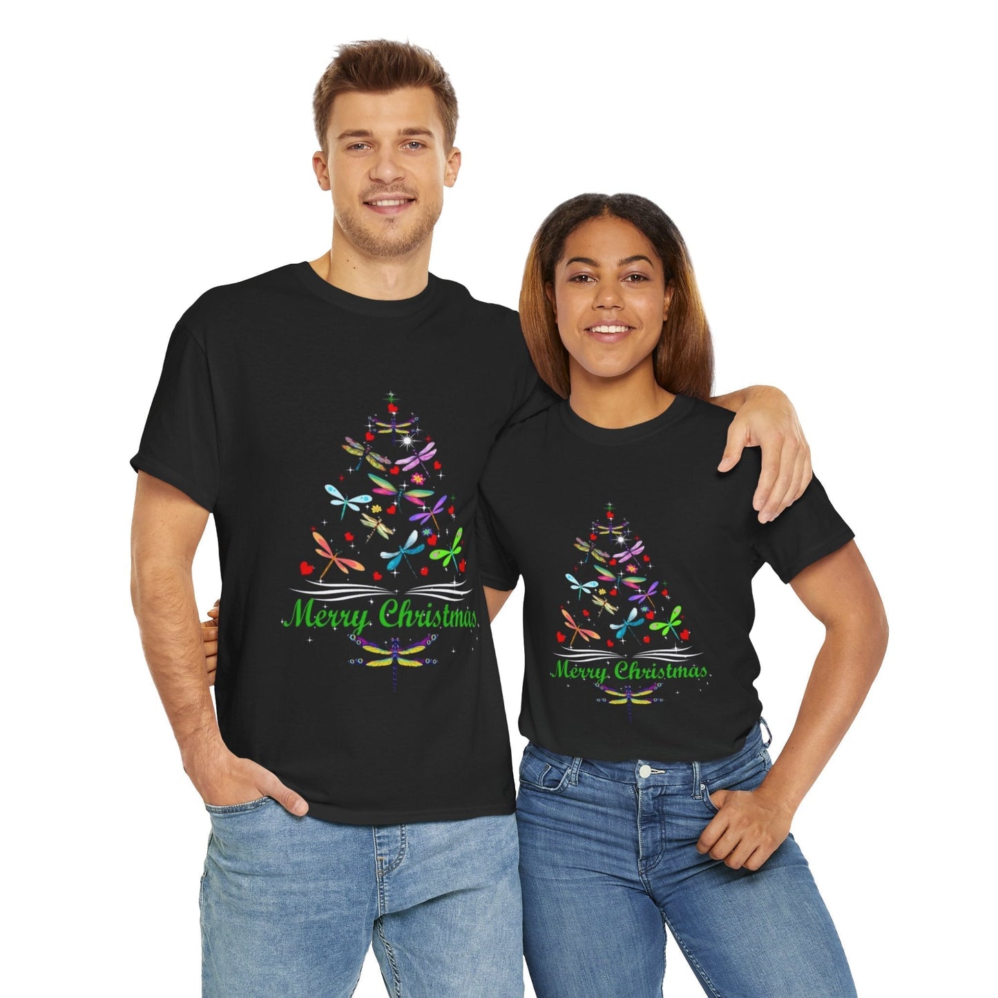 Christmas Dragonfly Shirt, Dragonfly Gift