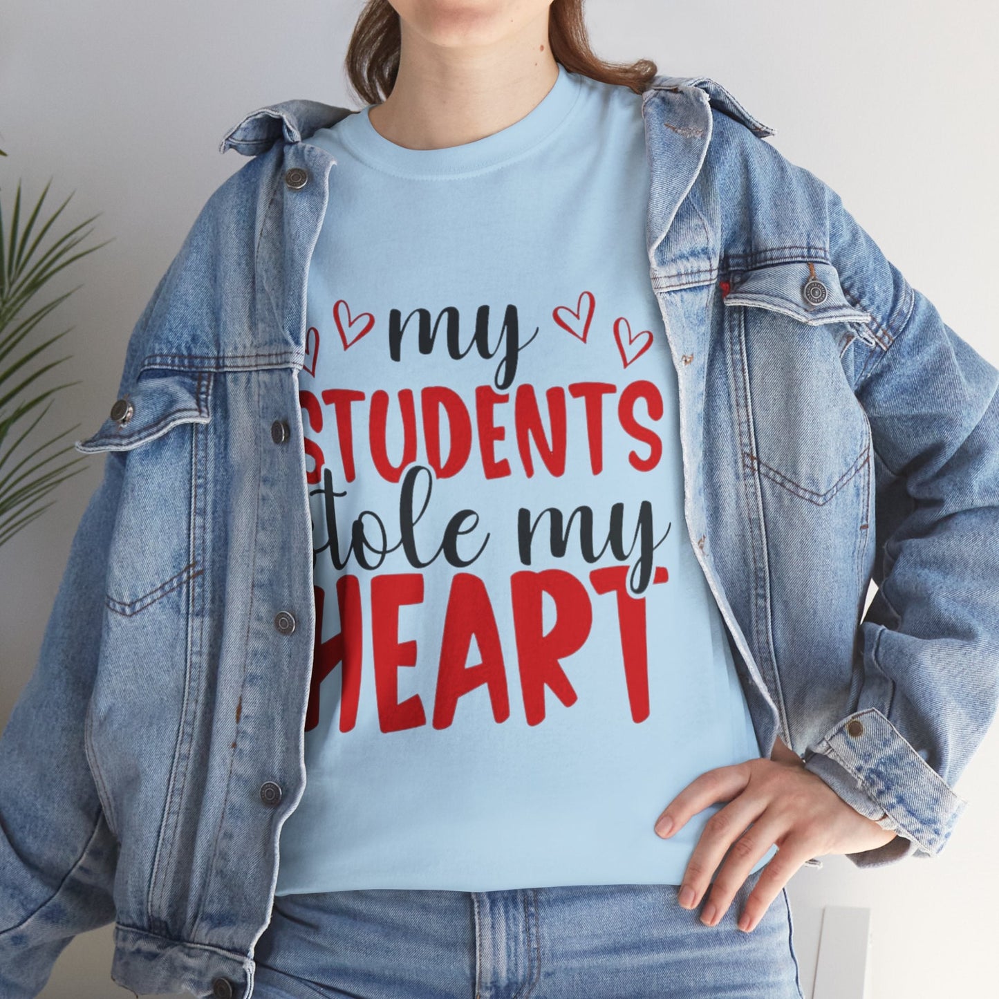 My Students Stole My Heart T-Shirt, Teacher Valentines Day Gift