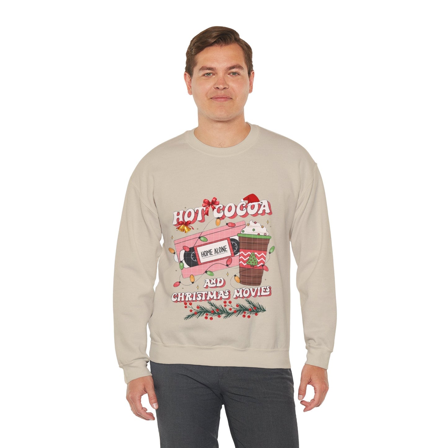 Hot Cocoa And Christmas Movies Sweatshirt, Christmas Latte Tee