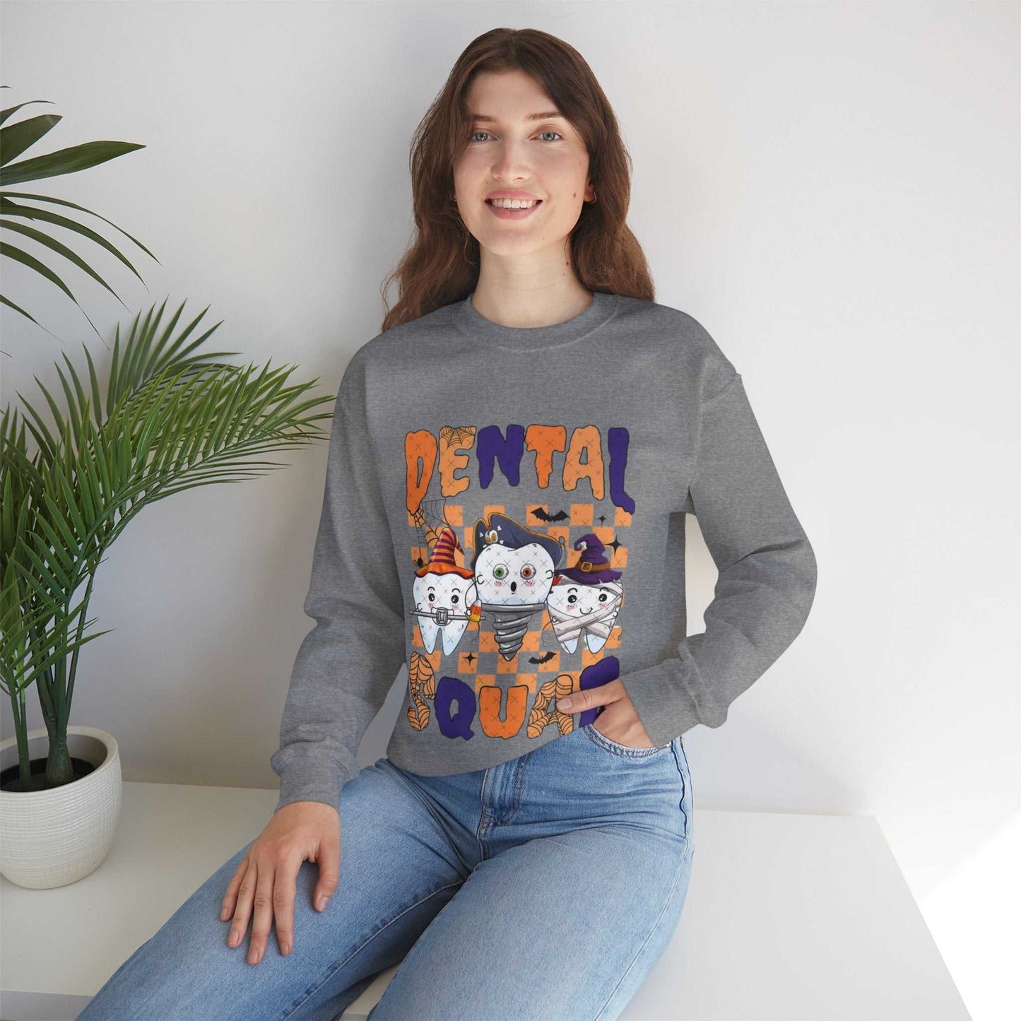 Dental Squad Sweatshirt, Gift for Dental Office, Dentist Crew Crewneck