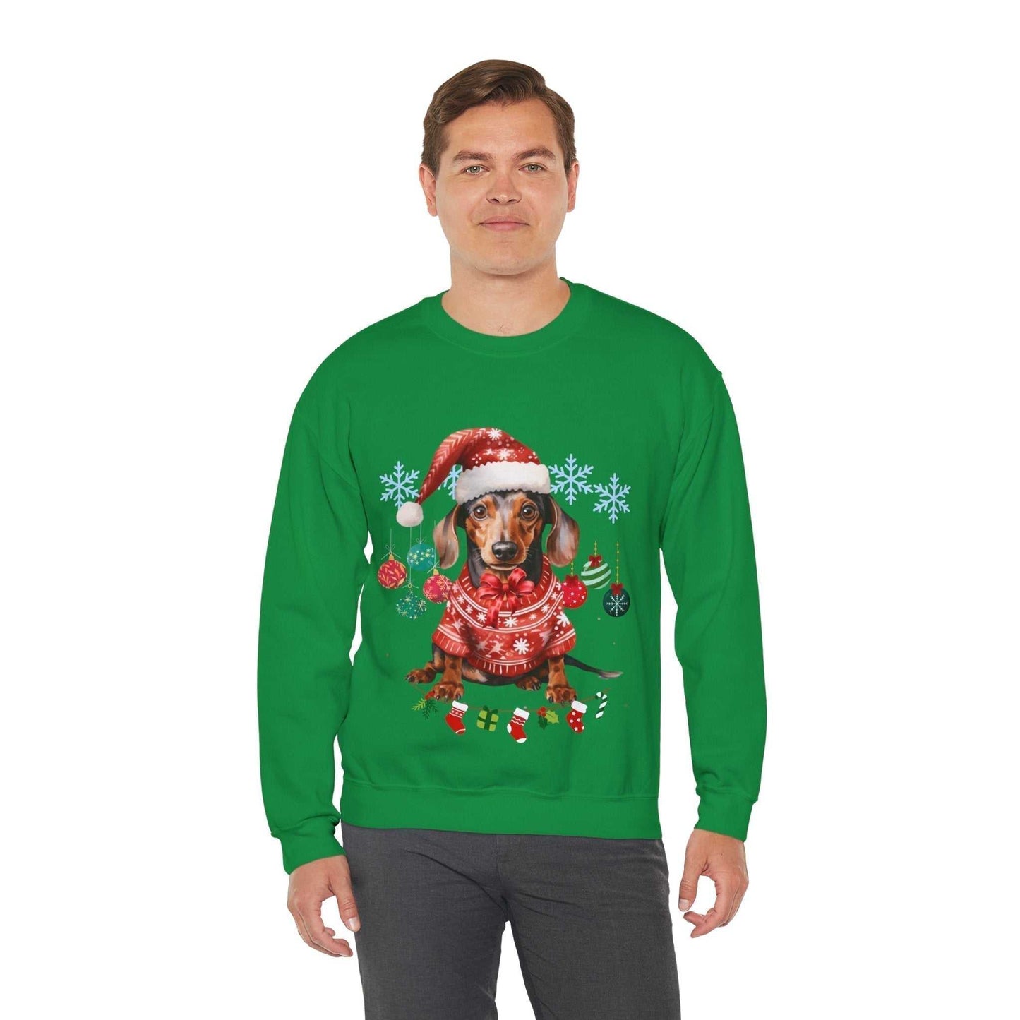 Christmas on the Farm Sweatshirt, Dog Christmas Gift,