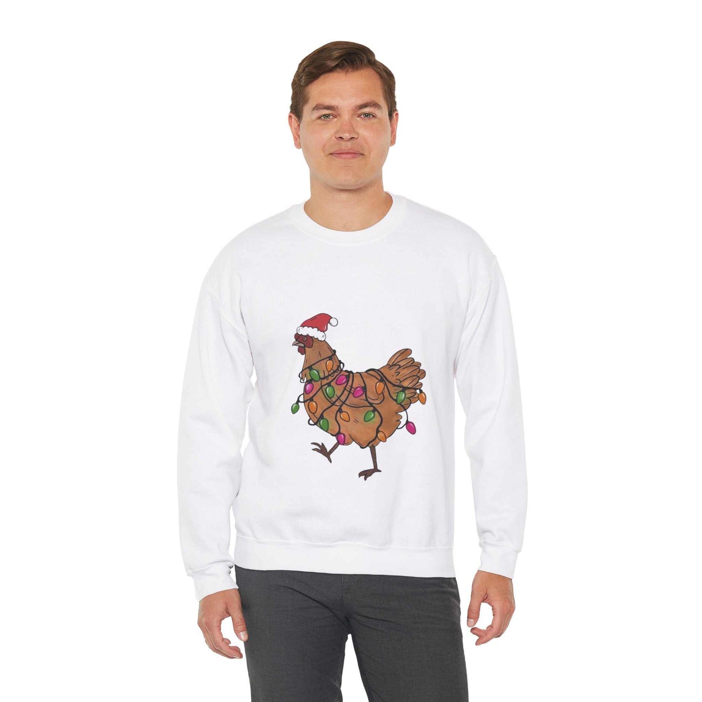 Funny Christmas Chicken Mug, Christmas Gift for Farmer
