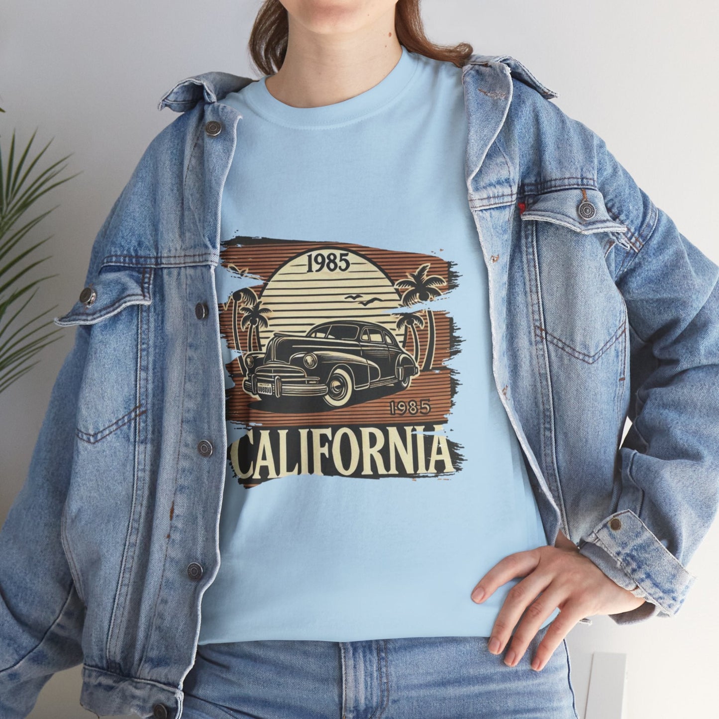 Vintage California 1985 T-Shirt, California 1985 Unisex Heavy Cotton Tee Gift