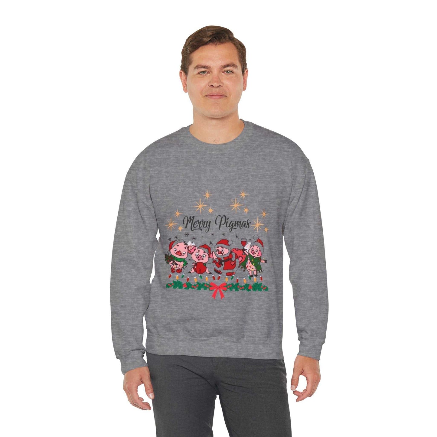 Merry Pigmas Sweatshirt, Funny Farmer Christmas Gift