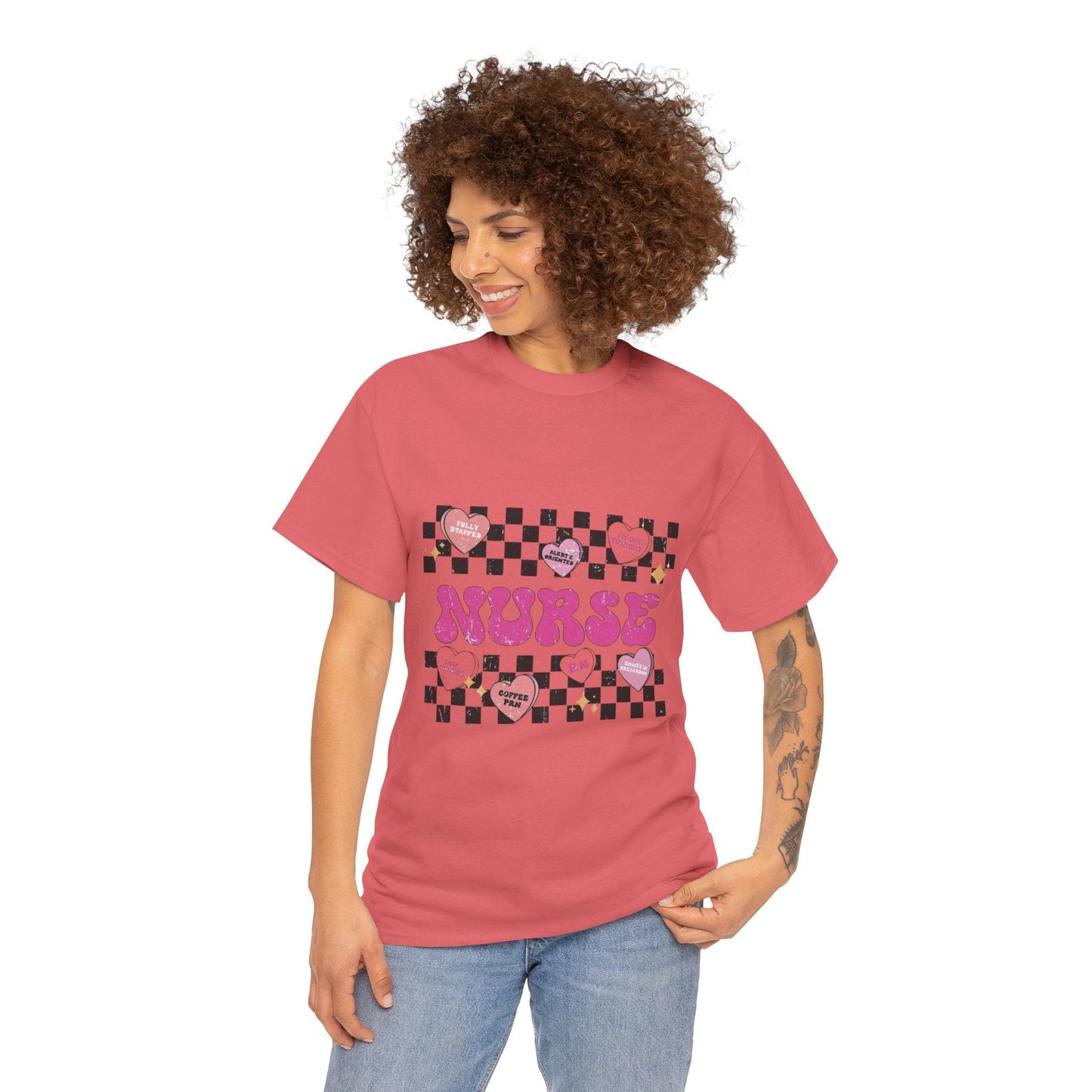 Love Nurse Retro T-Shirt, Retro Comfort Nurse Gift