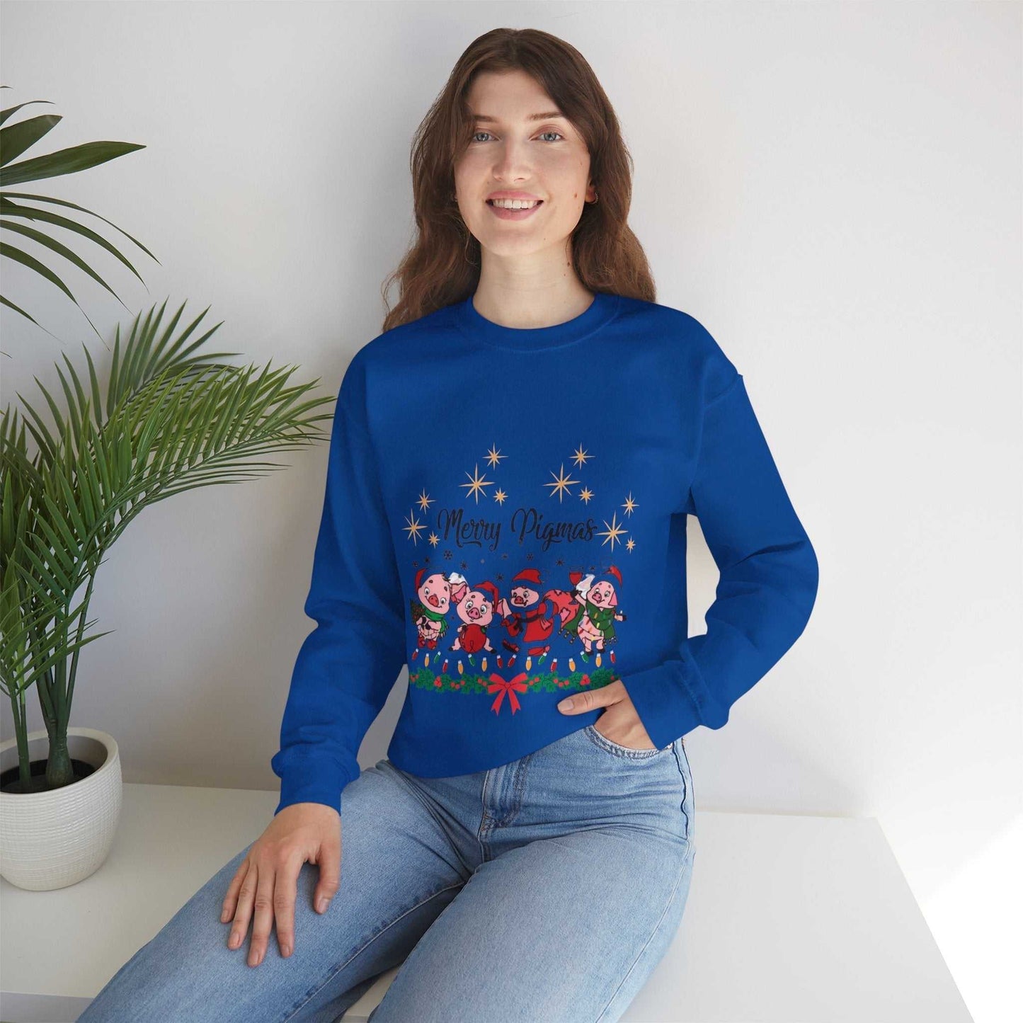 Merry Pigmas Sweatshirt, Funny Farmer Christmas Gift
