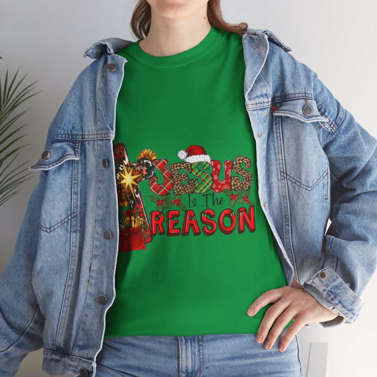 Jesus Is The Reason Shirt, Religious Christmas Gift