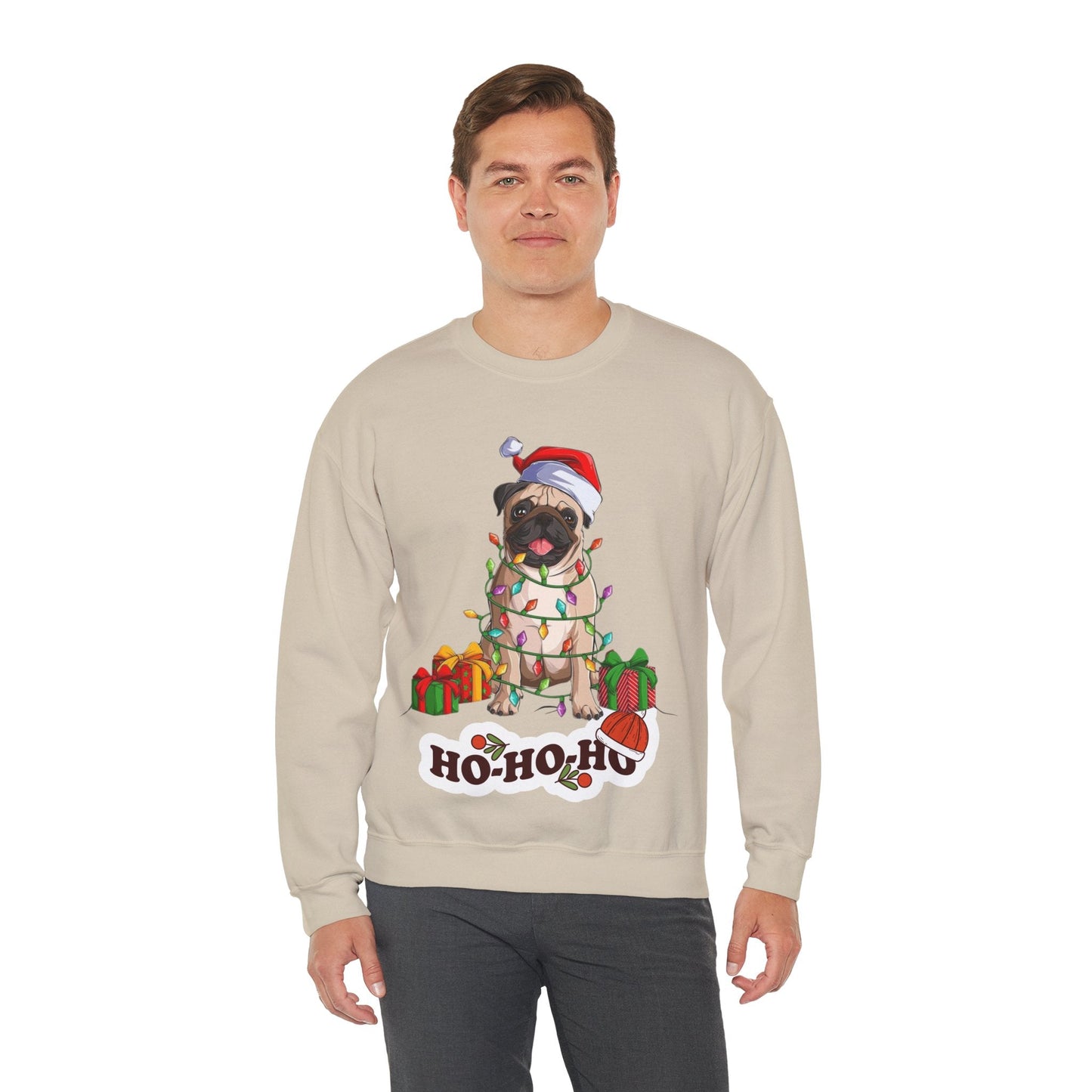 Cute Christmas Dog Sweatshirt, Christmas Dog Gift