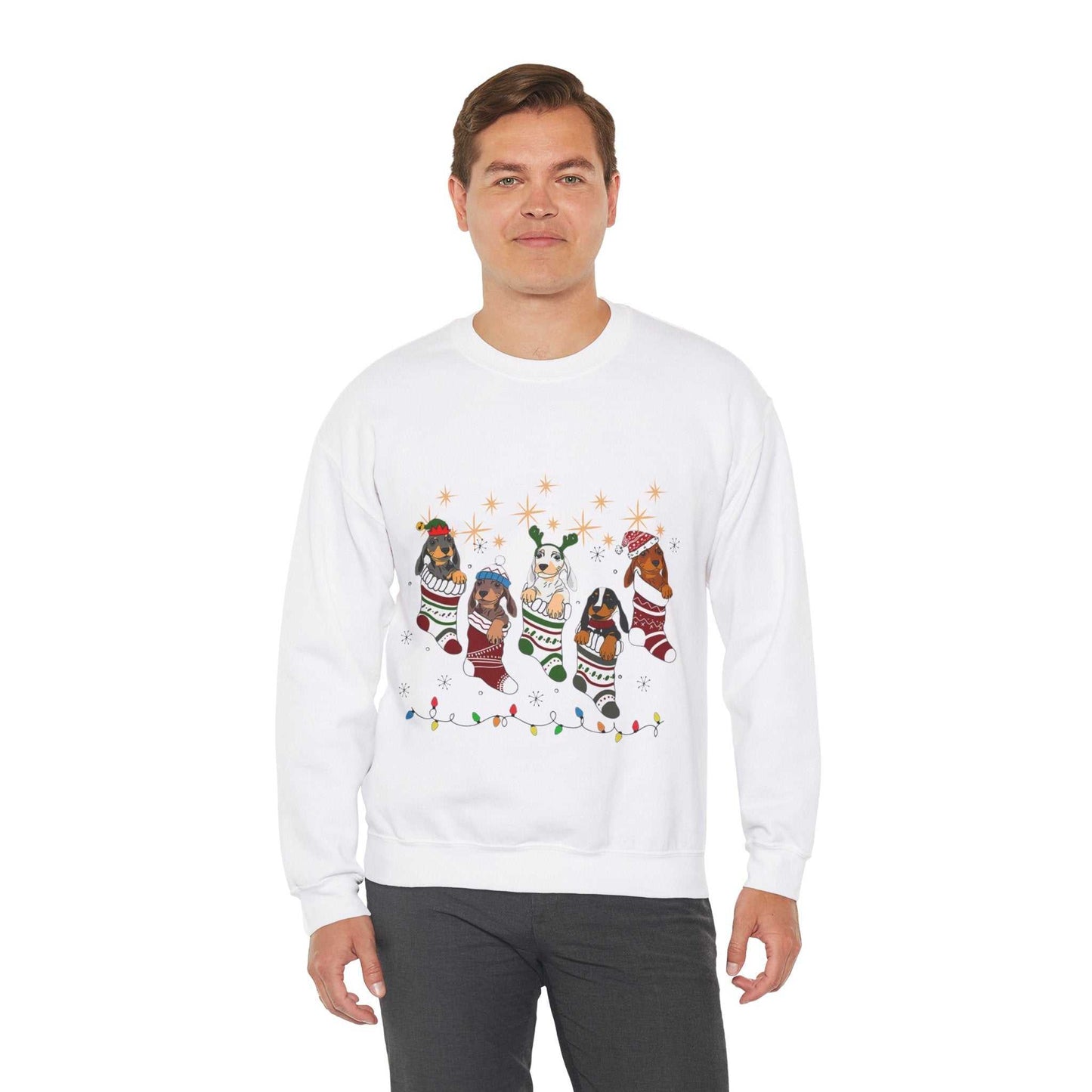 Funny Christmas Dogs Sweatshirt, Christmas Dog Gift