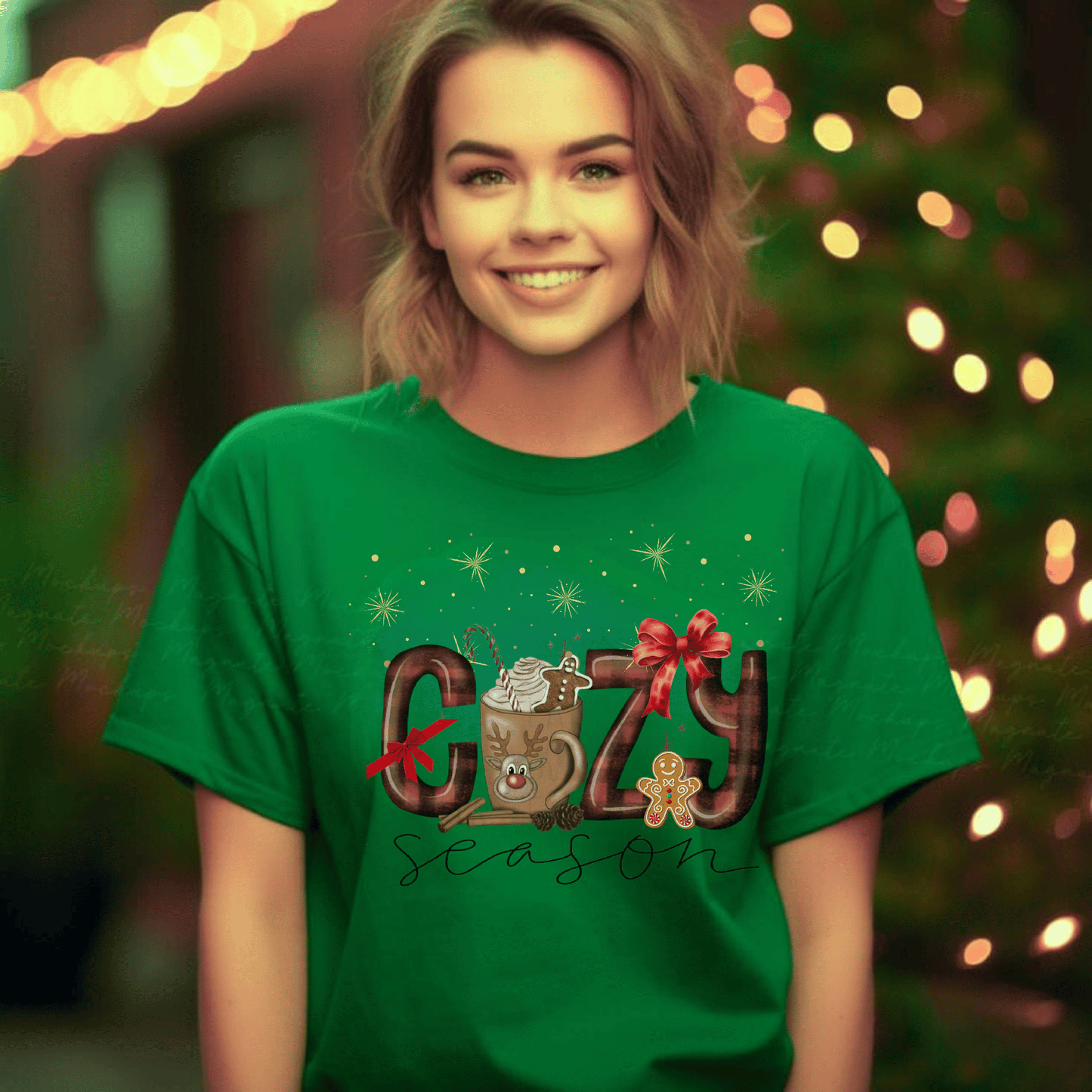 Cozy Coffee Christmas Shirt with festive design and holiday cheer.