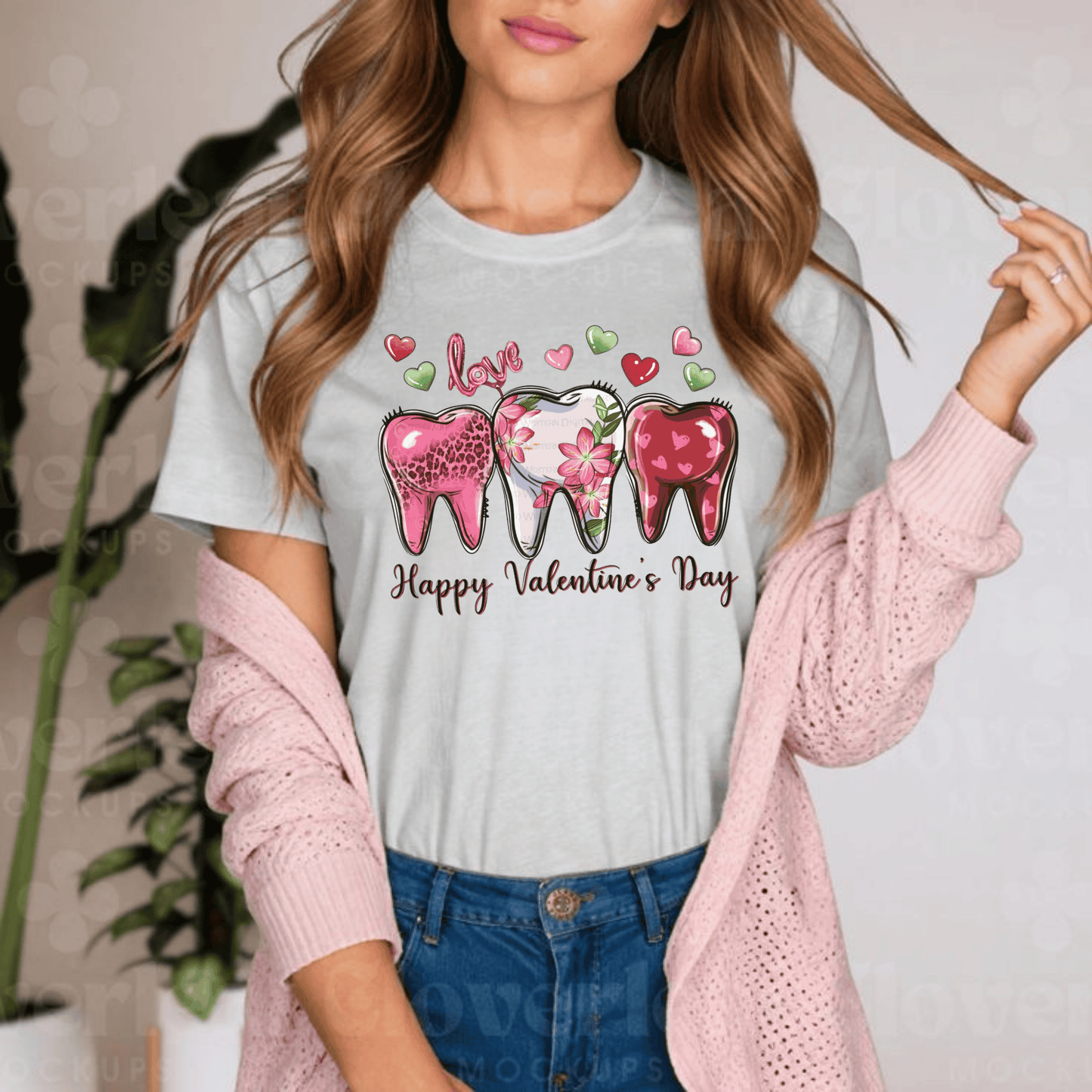 Dental Love Happy Valentines Day T-Shirt – Cute Dental Hygienist Gift