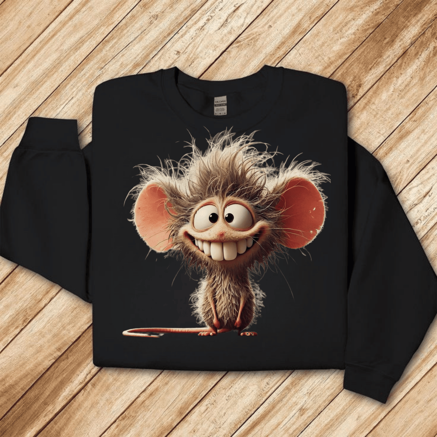 Funny Cartoon Character Unisex Crewneck Sweatshirt