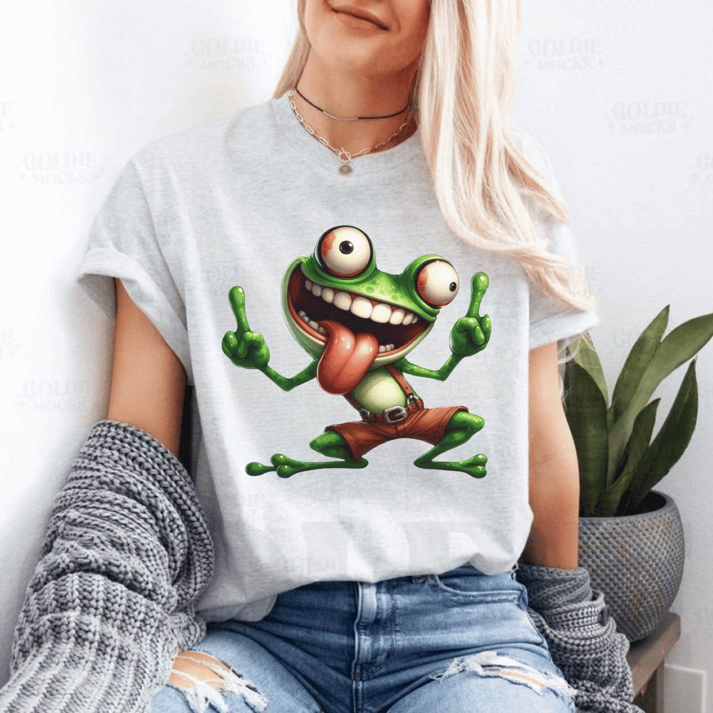 Funny Frog Graphic Tee
