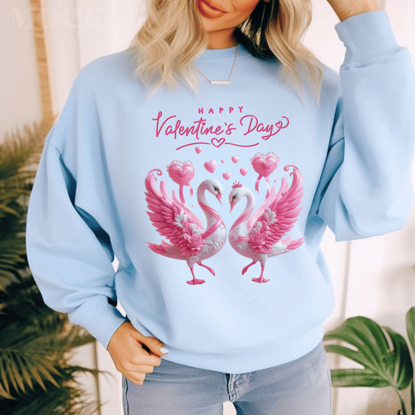 Happy Valentines Day Goose Sweatshirt – Cozy & Cute Goose Lover Gift