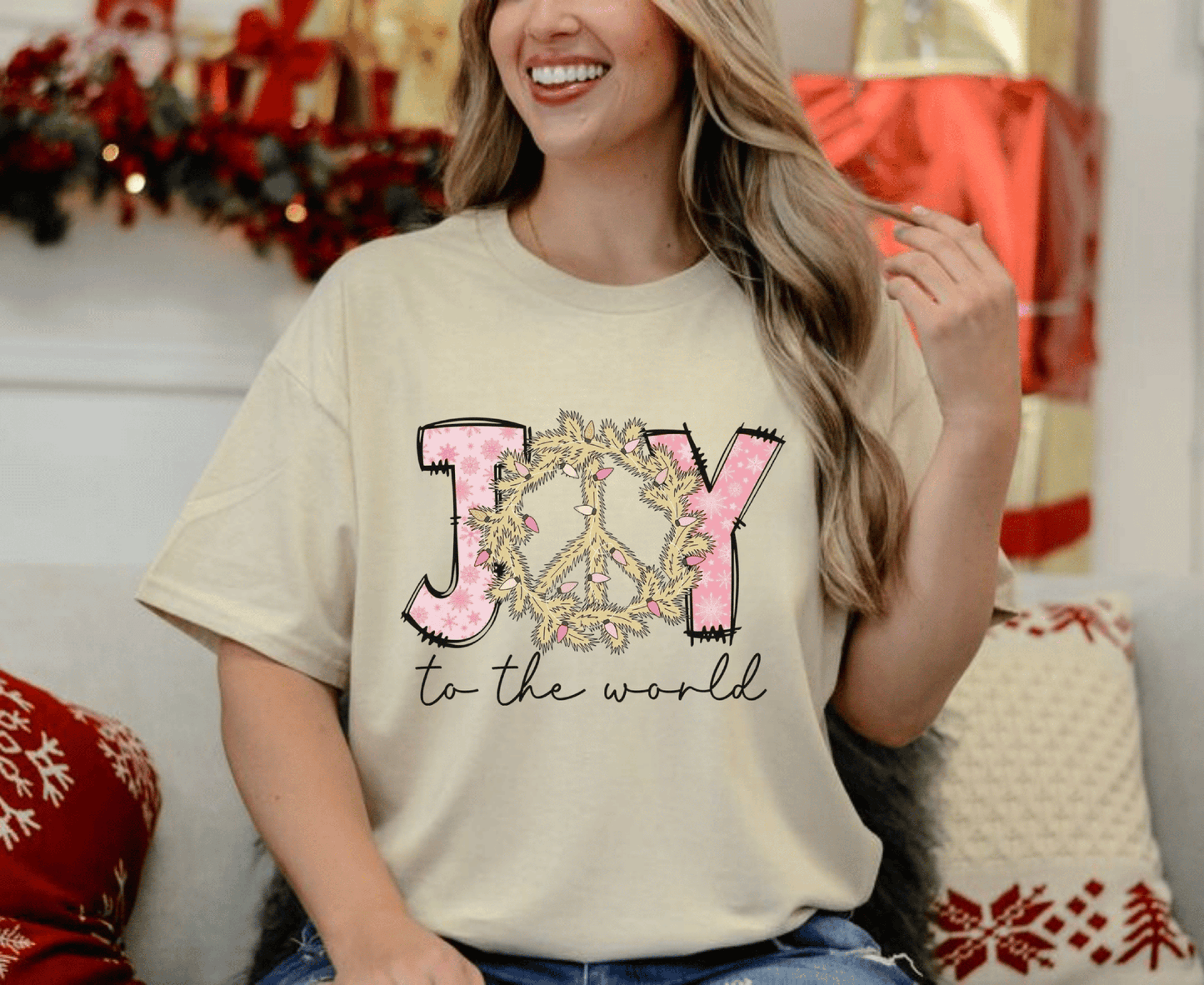 Joy to the World Shirt - Festive Christmas Tee, Holiday Gift for All