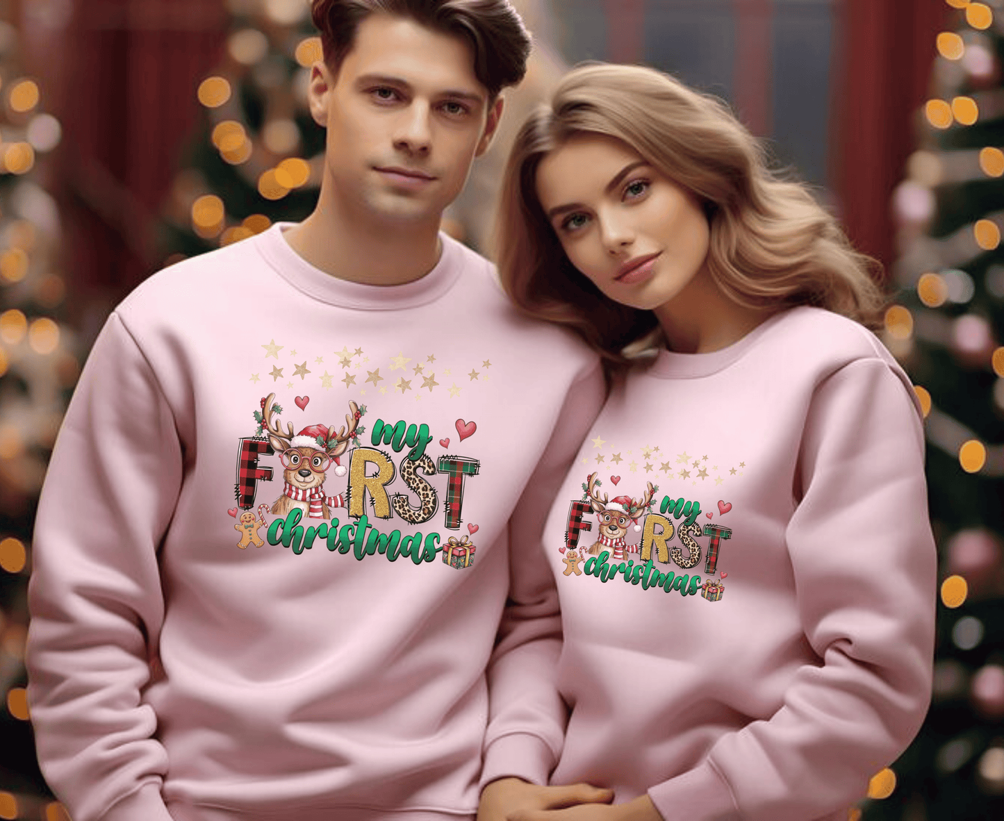 My First Christmas Sweatshirt, family gift for festive celebrations.