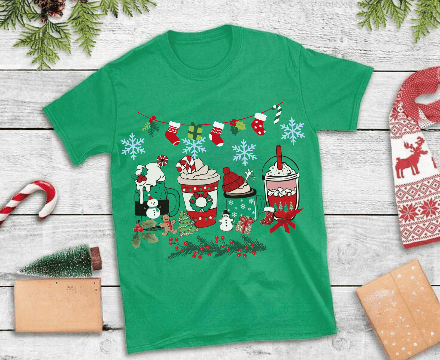 Christmas Coffee Shirt Women Christmas Gifts