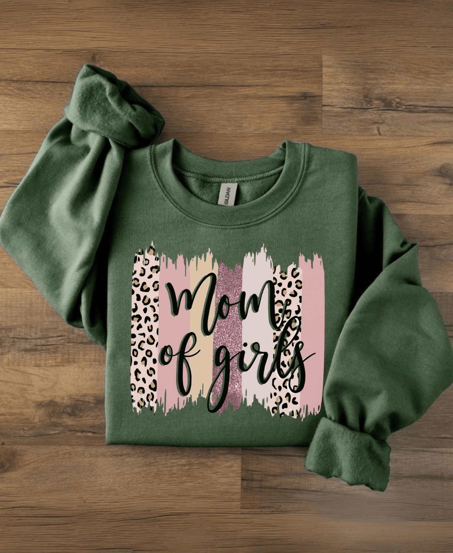 Mom of Girls Crewneck Sweatshirt