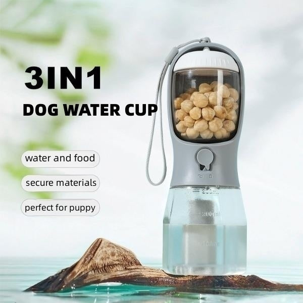 Dog Water Cup Three-in-One Portable Small Multi-functional Pet Cup š„ TODAY ONLY: 50% OFF!