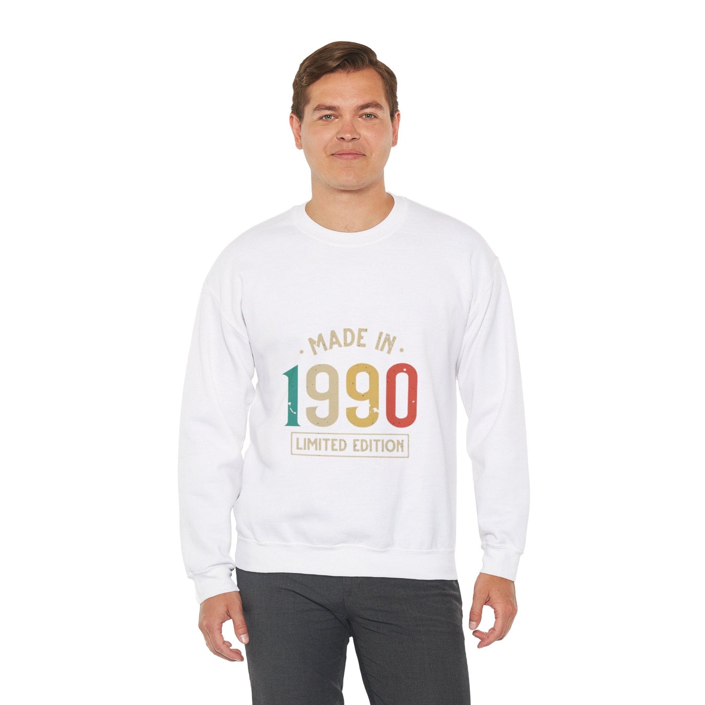 1990 Limited Edition Sweatshirt Unisex Crewneck, Retro Gift