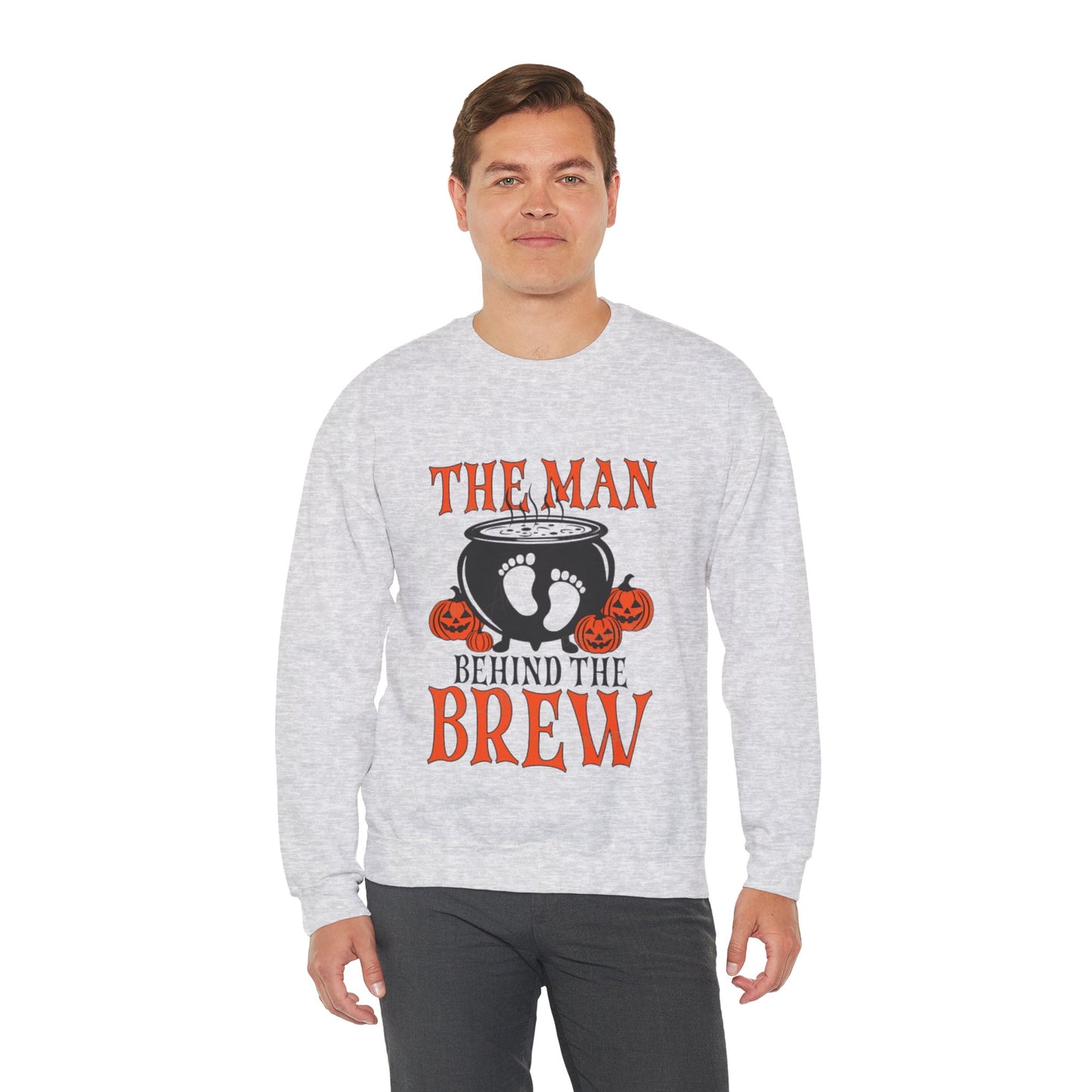 The Man Behind the Brew, Pregnancy Sweatshirt Gift, The Man Behind The Bump, Funny Sweatshirt, Mens Dad Shirt Baby, Gifts for Dad Pregnant