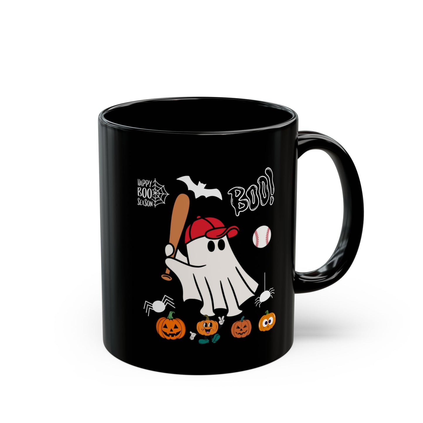 Baseball Ghost Halloween Mugs