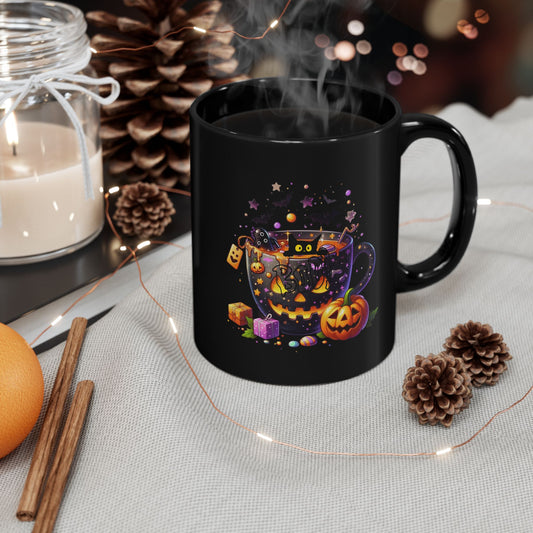 Its a Tea Mugs, Halloween Mugs Pumpkin