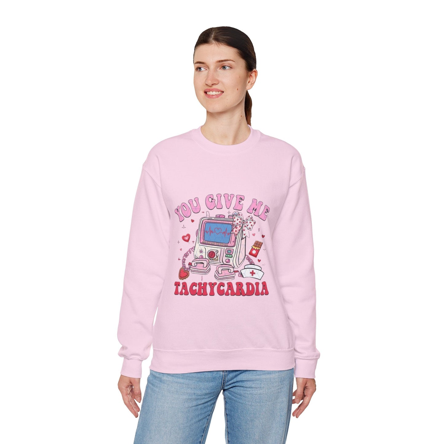 You Give Me Tachycardia Nurse Sweatshirt, Love Gift for Nurse