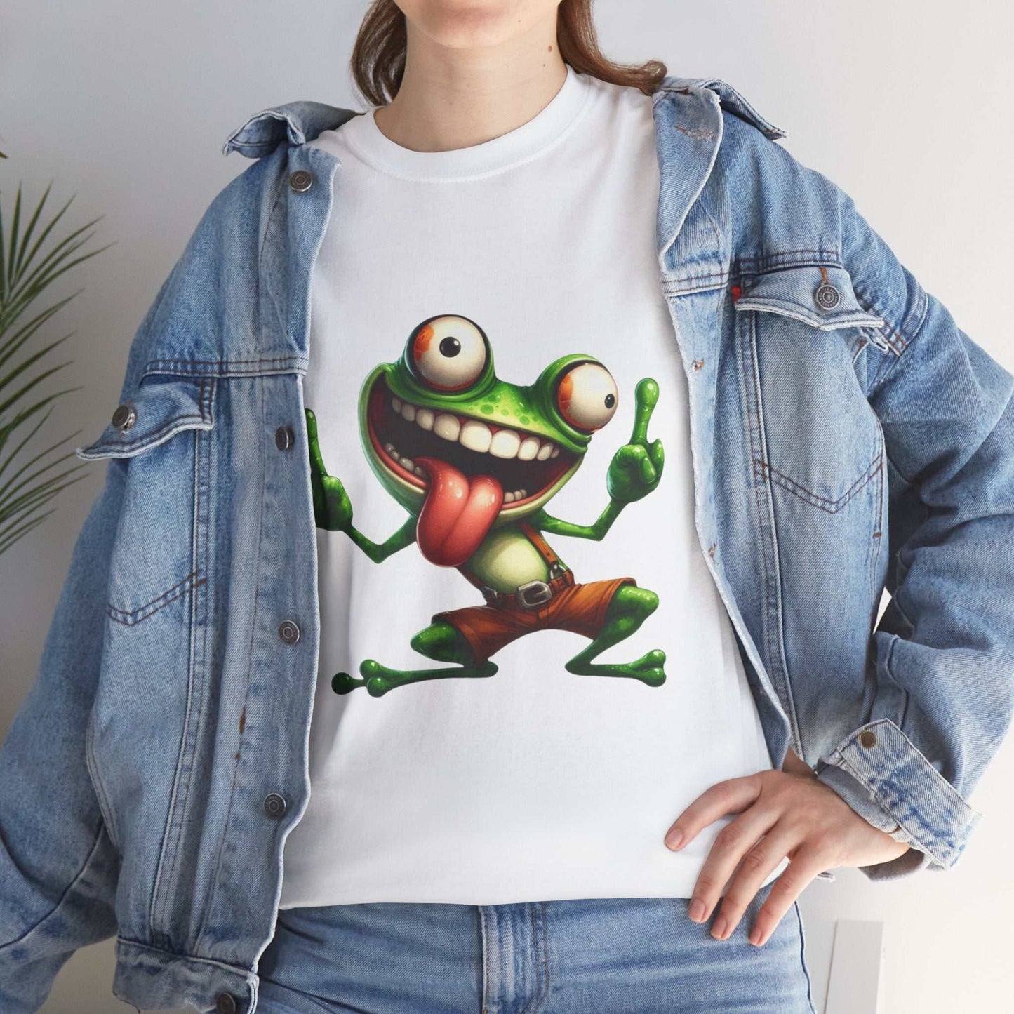Funny Frog Graphic Tee, Quirky Unisex Shirt, Gift for Frog Lovers