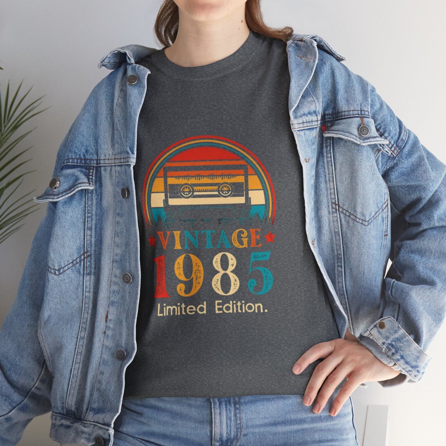 Vintage 1985 Limited Edition Tee Unisex Heavy Cotton Tee