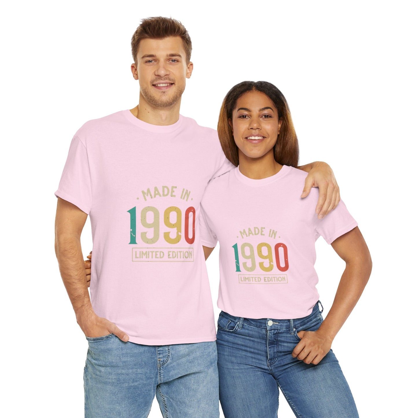 1990 Limited Edition Tee Unisex Heavy Cotton  - Retro Vintage Style