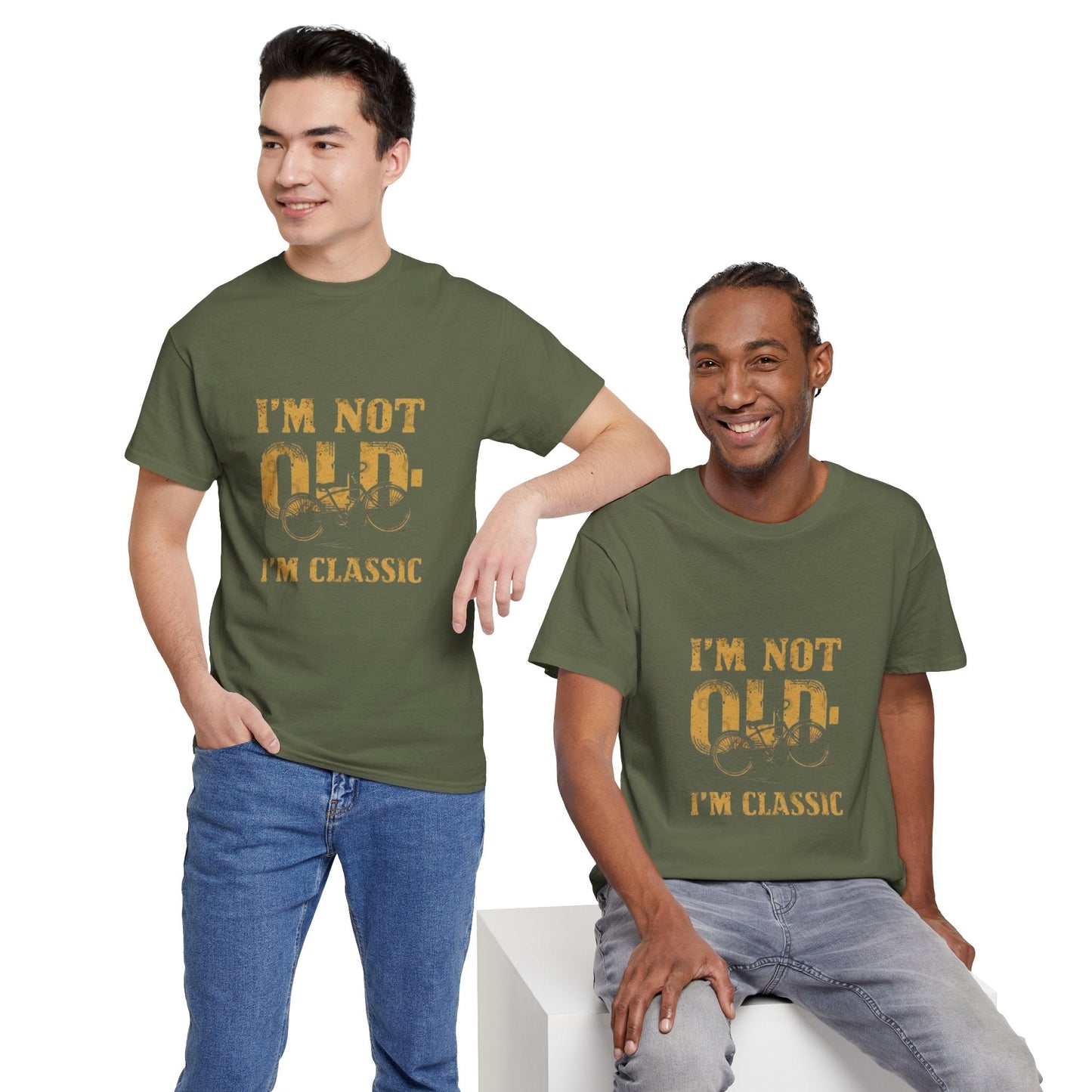 I'm Not Old, I'm Classic Unisex Heavy Cotton Tee, Funny Birthday Gift