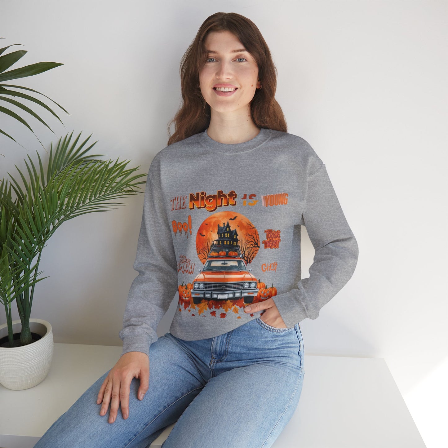 Halloweentown Sweatshirt, Retro Halloween Gift, Fall Sweatshirt, Pumpkin Shirt, Halloween Crewneck, Spooky Season, Vintage Halloween Hoodie