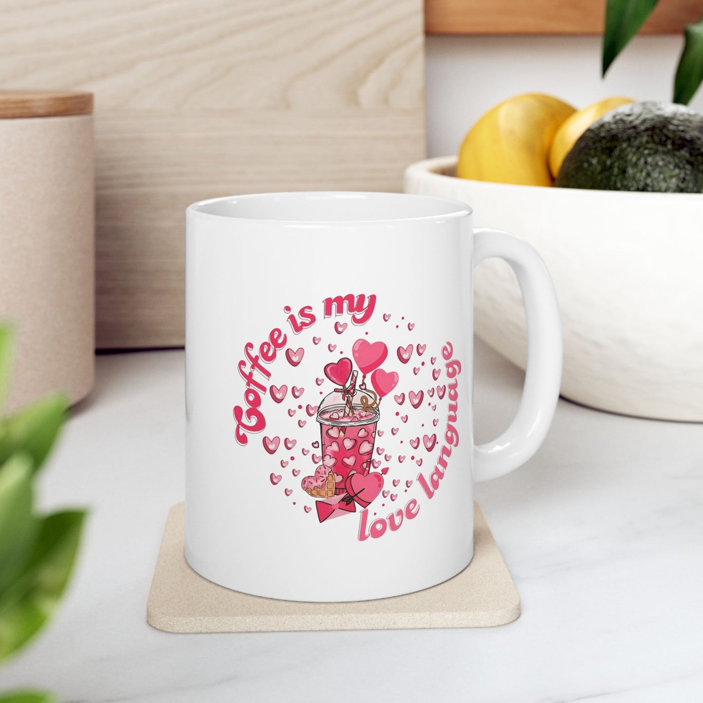 Coffee Is My Love Language Mugs, Coffee Lover Gift