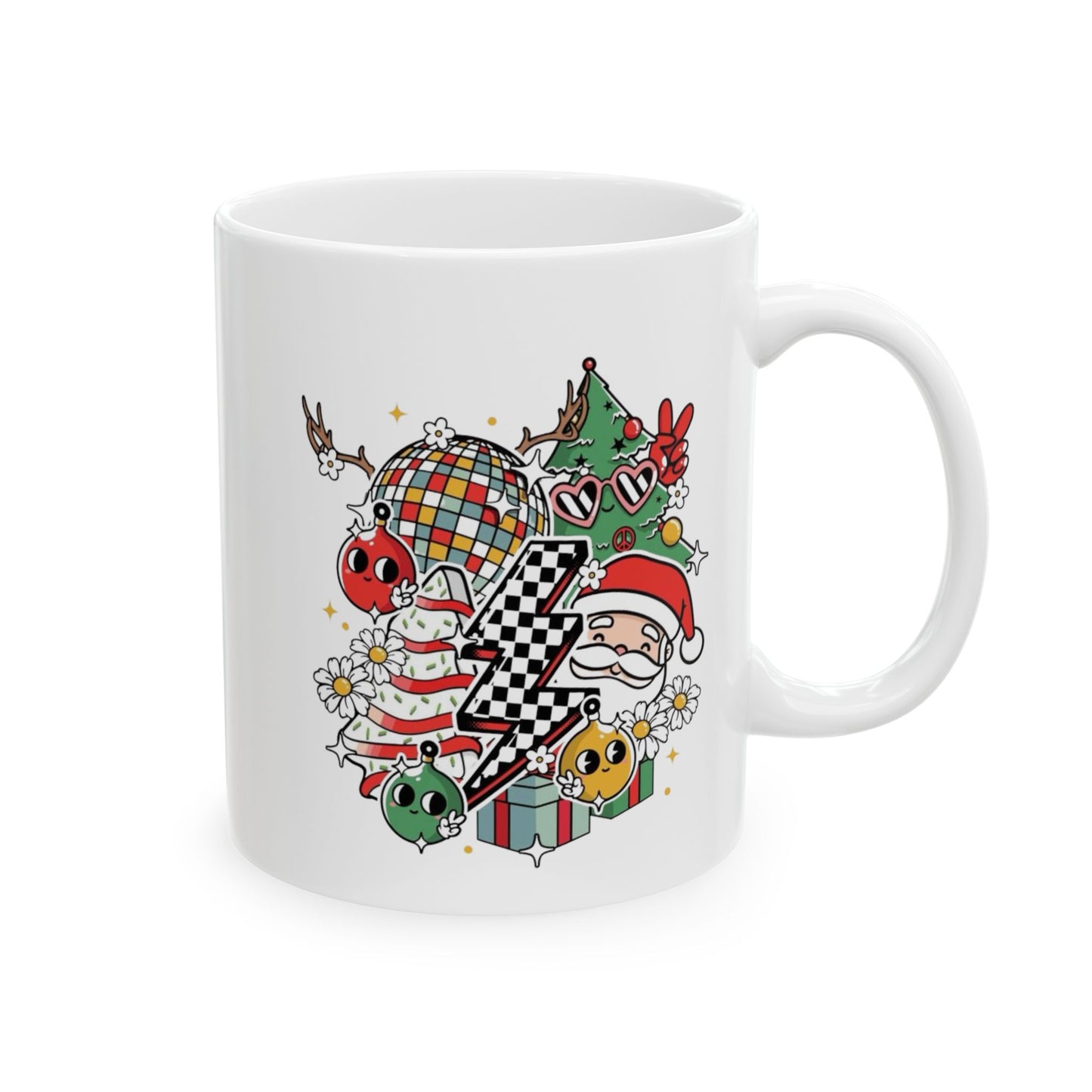 Christmas Disco Long Sleeve Mugs