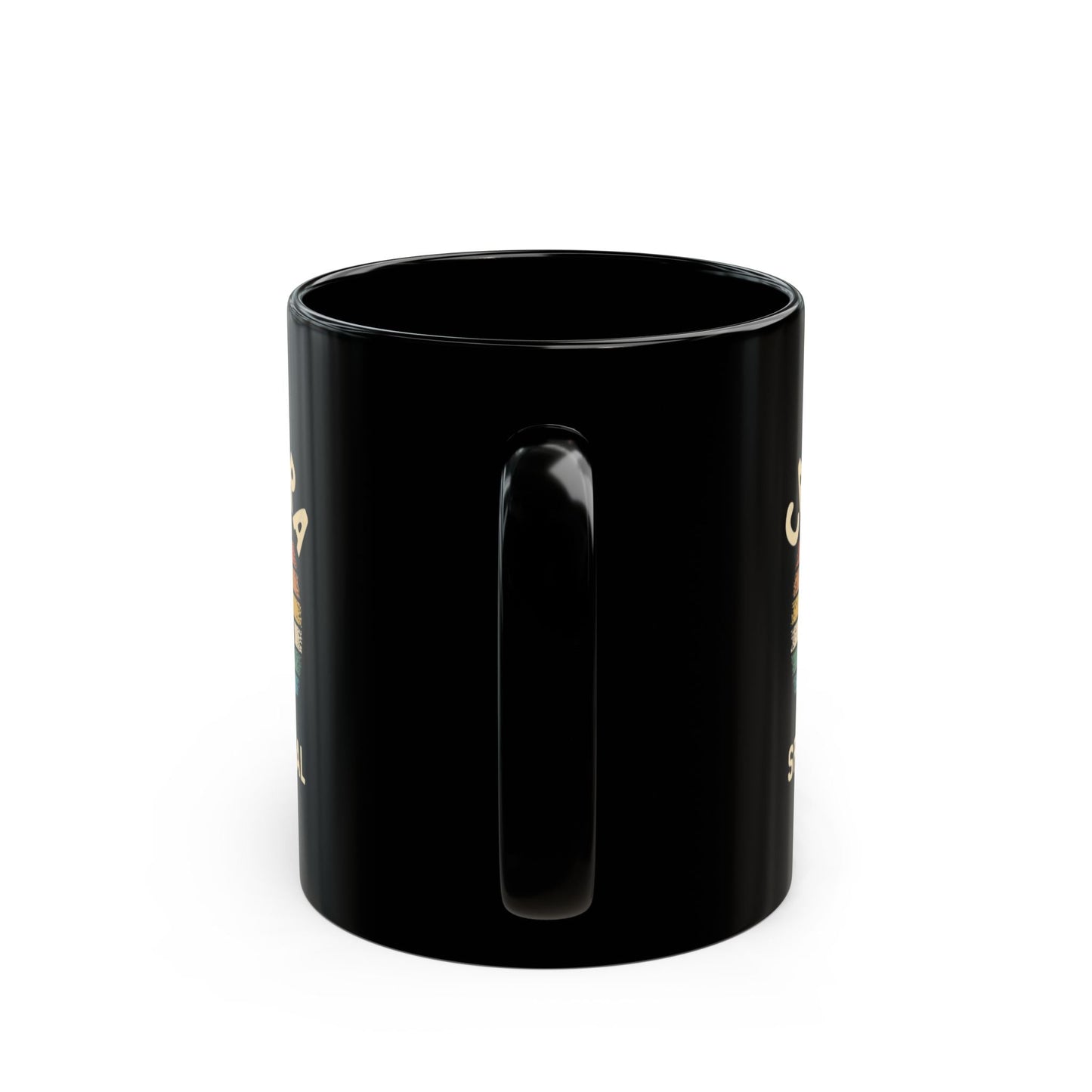 Capybara Spirit Animal Mug - Fun Black Coffee Cup for Funny Capybara Mug
