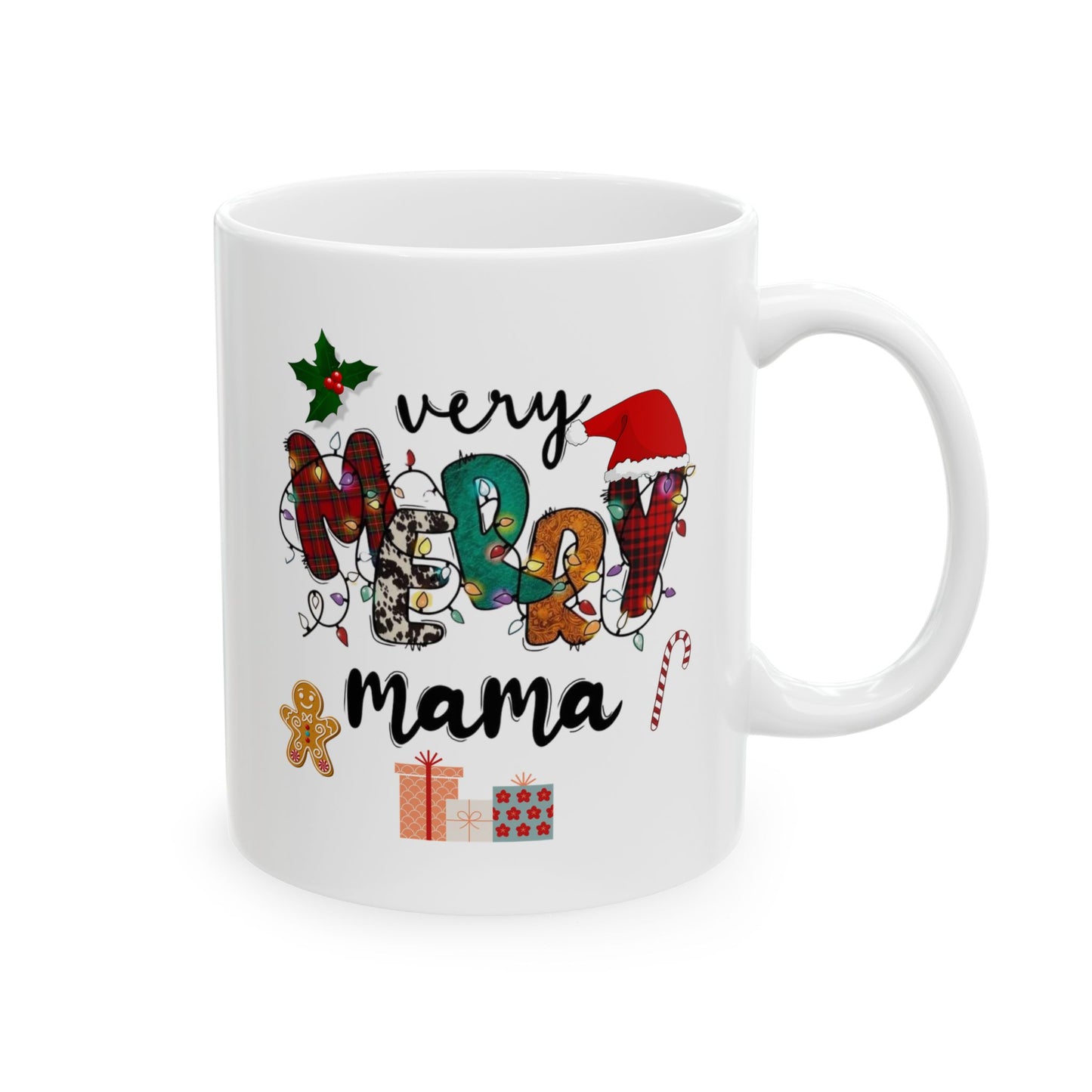 Very Merry Mama Christmas Mugs