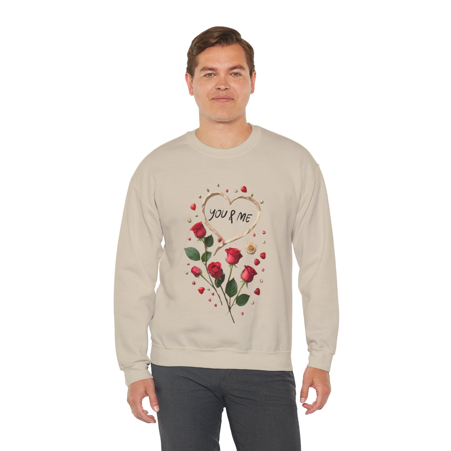 You And Me Love Sweatshirt, Romantic Couples Love Gift