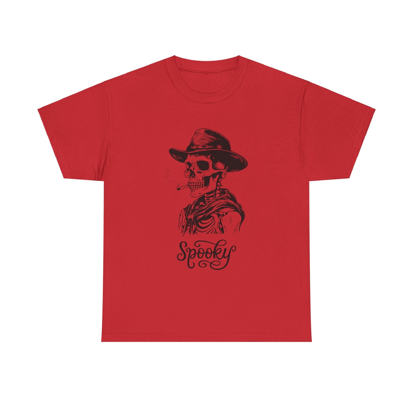 Spooky Season, Skeleton Shirt, Cool Skeleton Smoking Cigarette T-Shirt, Pumpkins Halloween T-Shirt, Spooky Skeleton Design, Halloween Party Shirt, Trendy Fall Tee